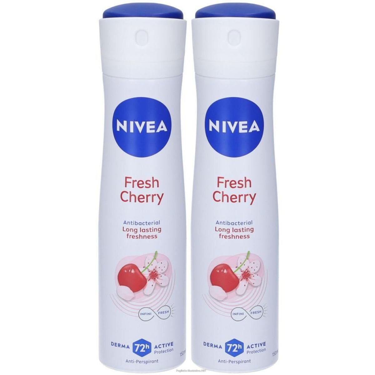 Cerca Offerte di nivea fresh cherry derma active deo spray 2x150 ml e acquista online