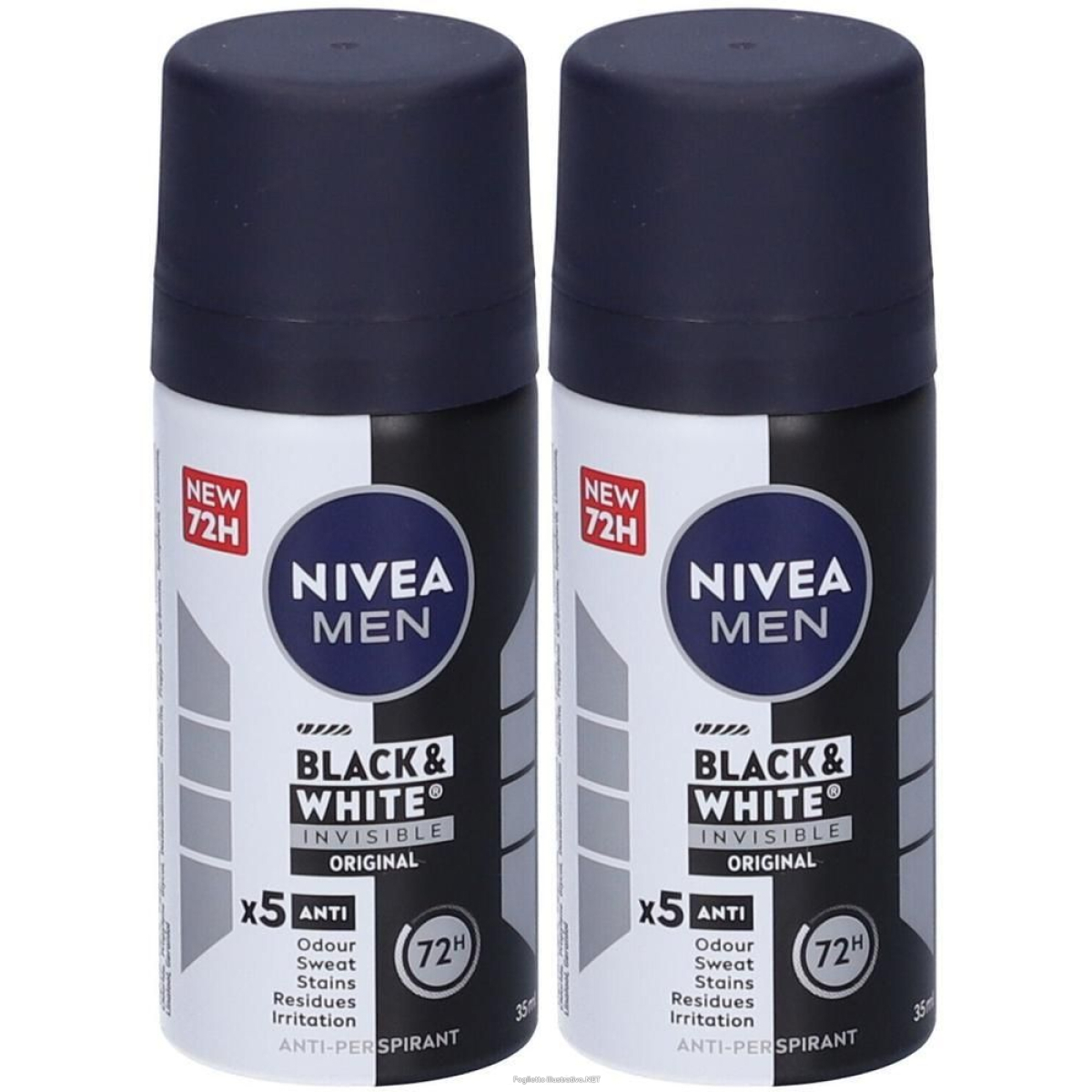 Cerca Offerte di nivea men black&white invisible original spray mini 2x35 ml e acquista online
