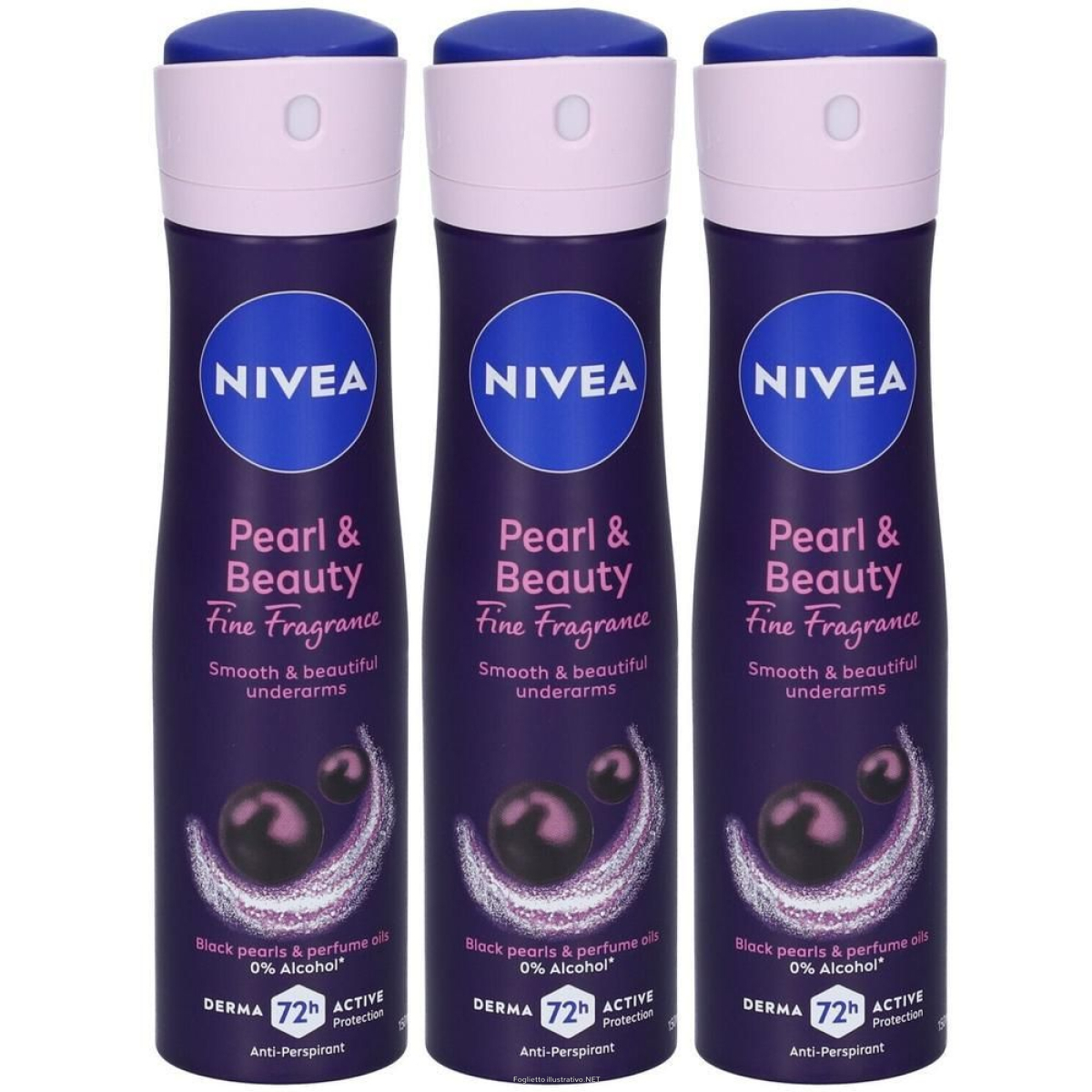 Cerca Offerte di nivea pearl & beauty fine fragrance deodorante spray 3x150 ml e acquista online
