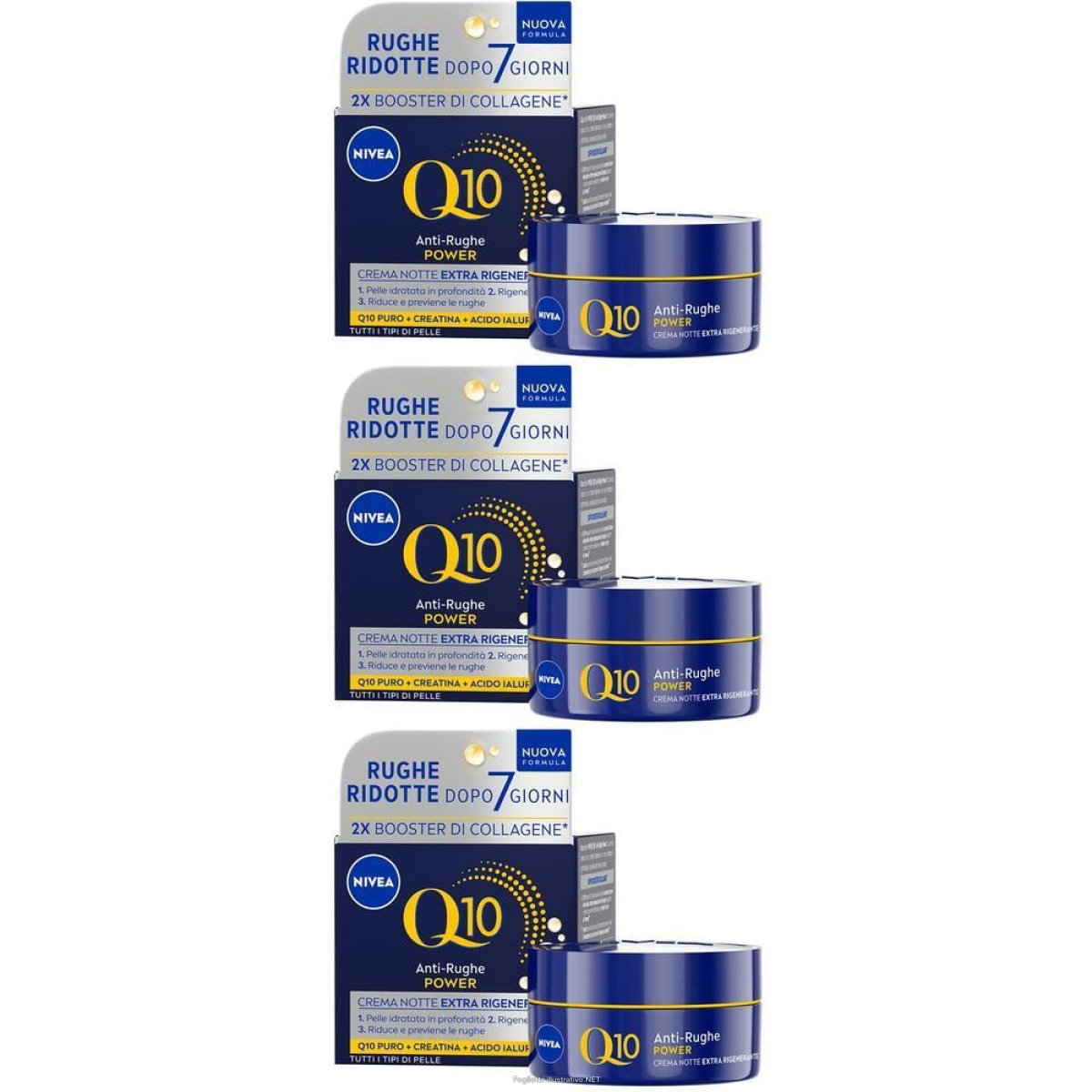 Cerca Offerte di nivea q10 anti-rughe power crema viso notte extra rigenerante 50ml, cr e acquista online