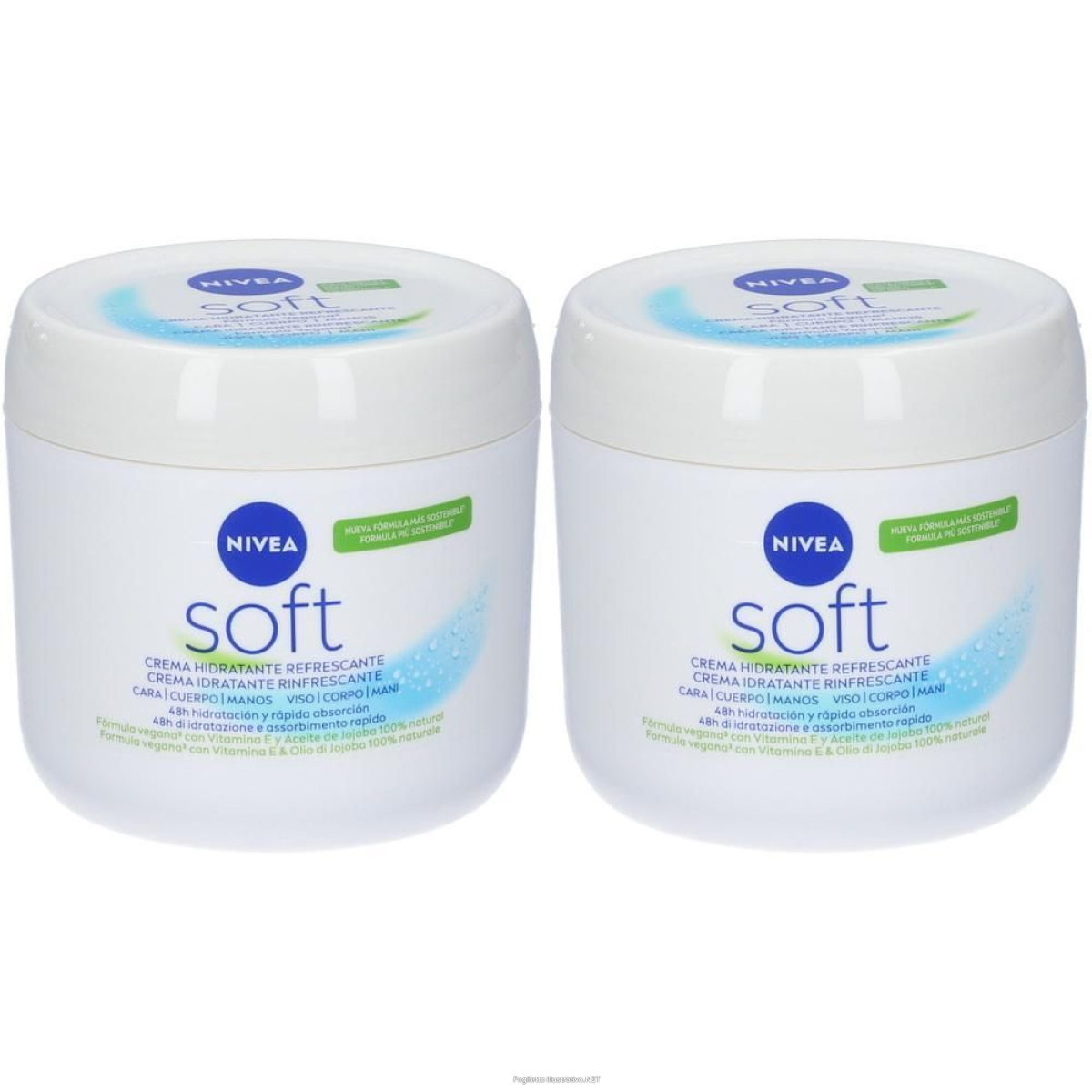 Cerca Offerte di nivea soft crema idratante rinfrescante 2x500 ml e acquista online