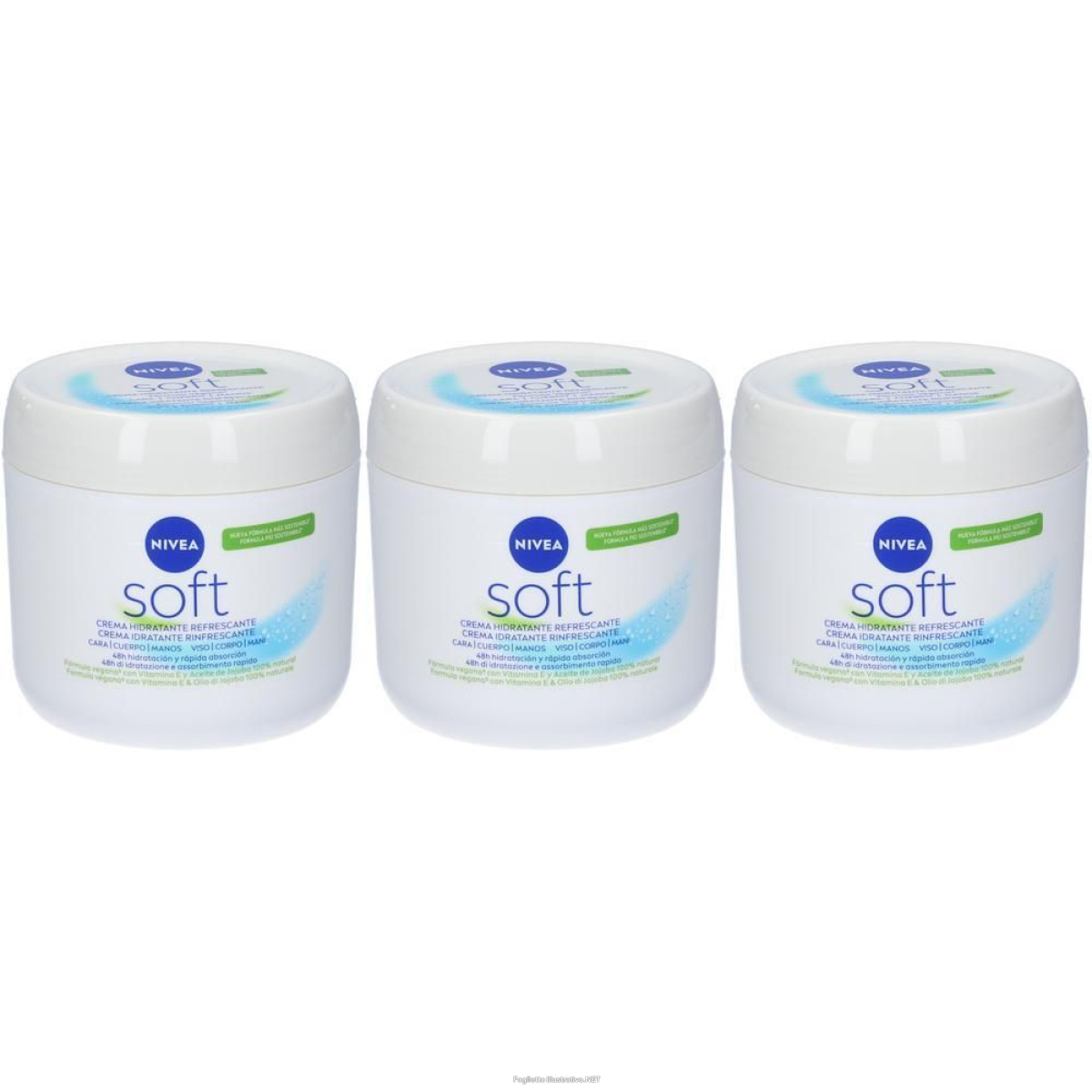 Cerca Offerte di nivea soft crema idratante rinfrescante 3x500 ml e acquista online