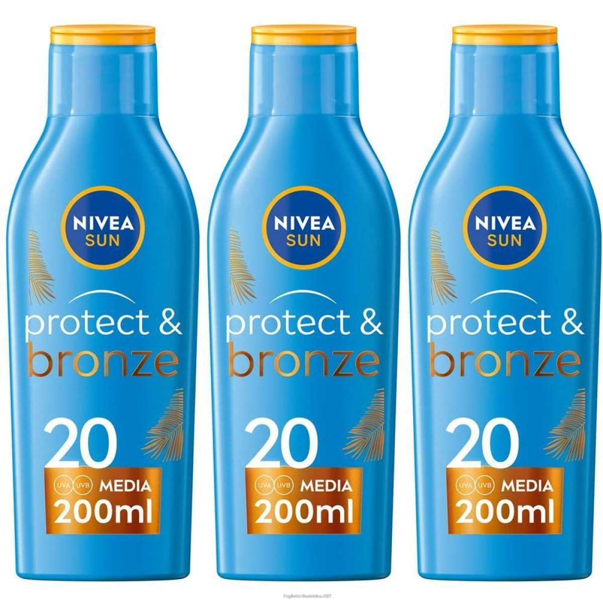 Cerca Offerte di nivea sun latte solare protect & bronze fp20 200 ml, crema solare 20 p e acquista online