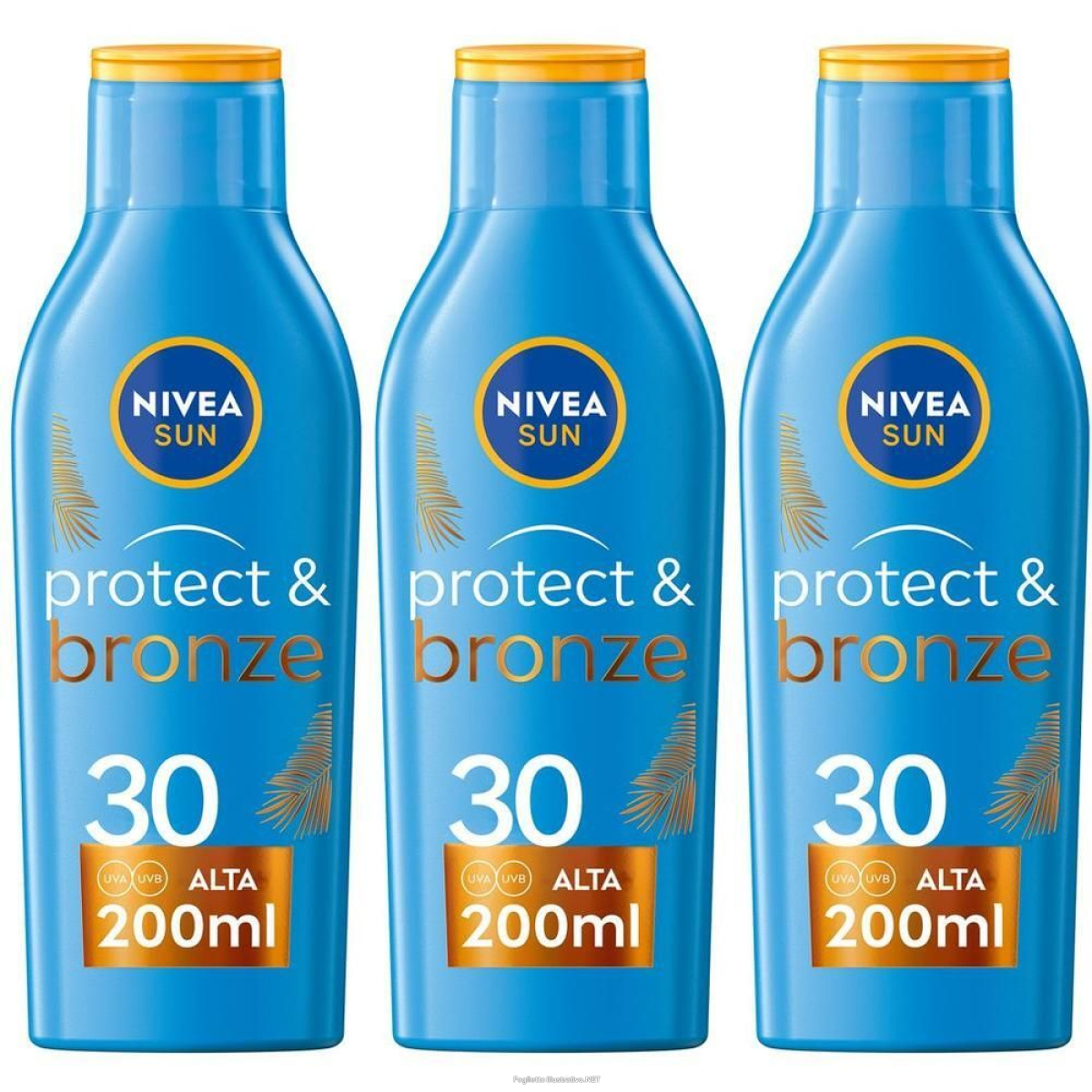 Cerca Offerte di nivea sun latte solare protect & bronze fp30 200 ml, crema solare 30 p e acquista online