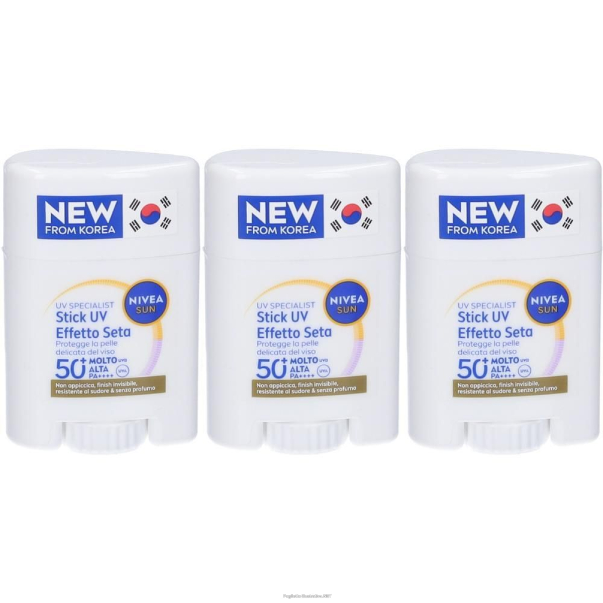 Cerca Offerte di nivea sun uv viso specialist stick effetto seta spf 50+ 3x15 g e acquista online