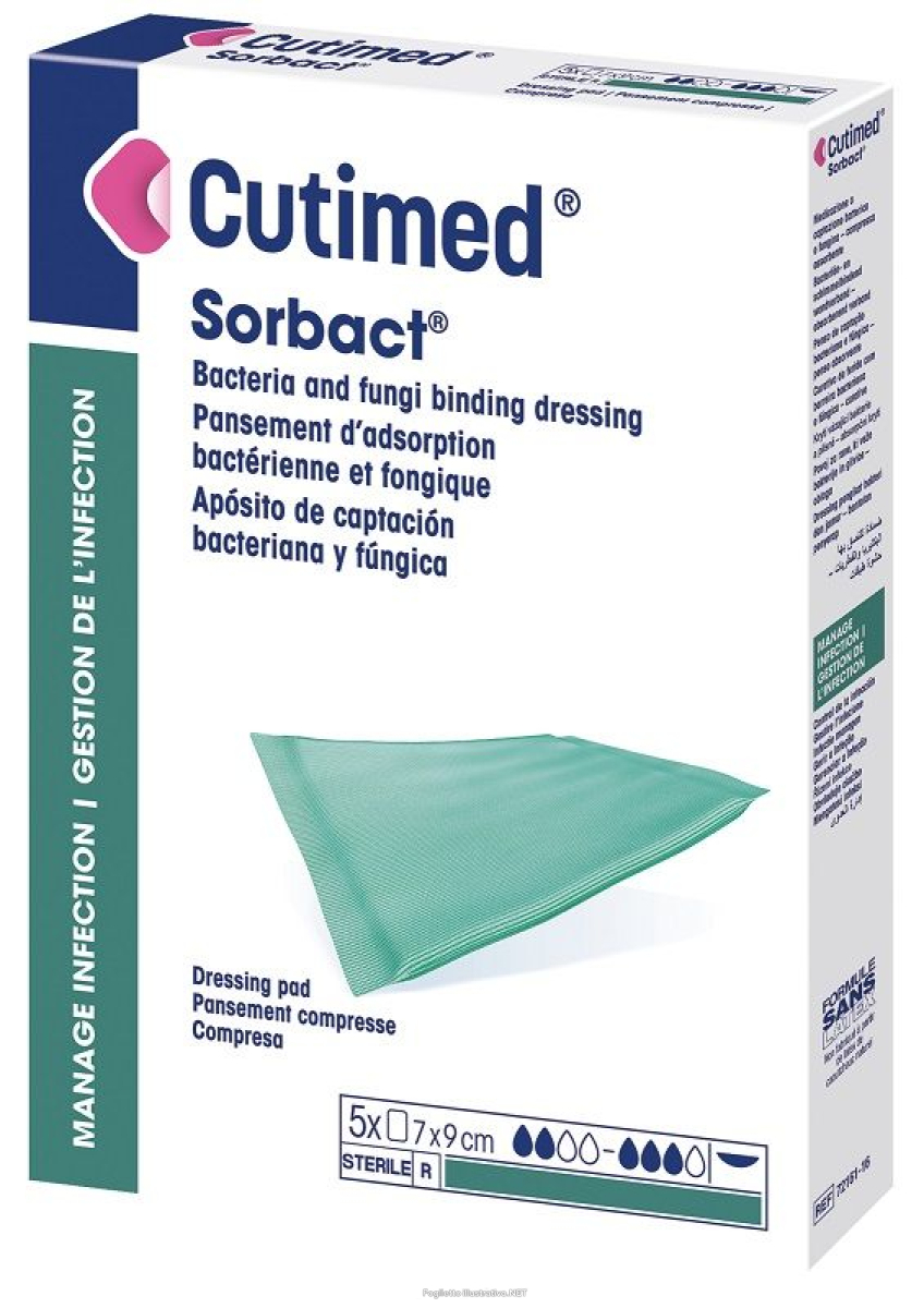 Trova prezzi di \nmedicazione idrofobica cutimed sorbact pad 10x10 cm 5 pezzi e compra online
