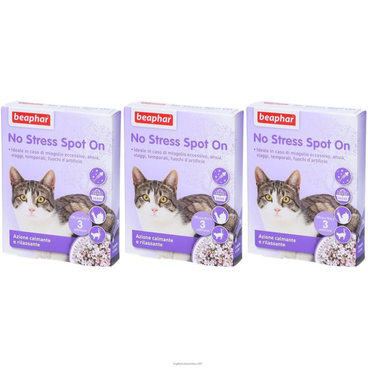 Cerca Offerte di no stress spot on gatto 3 pipette 0,7 ml 3x3 pz monodose e acquista online