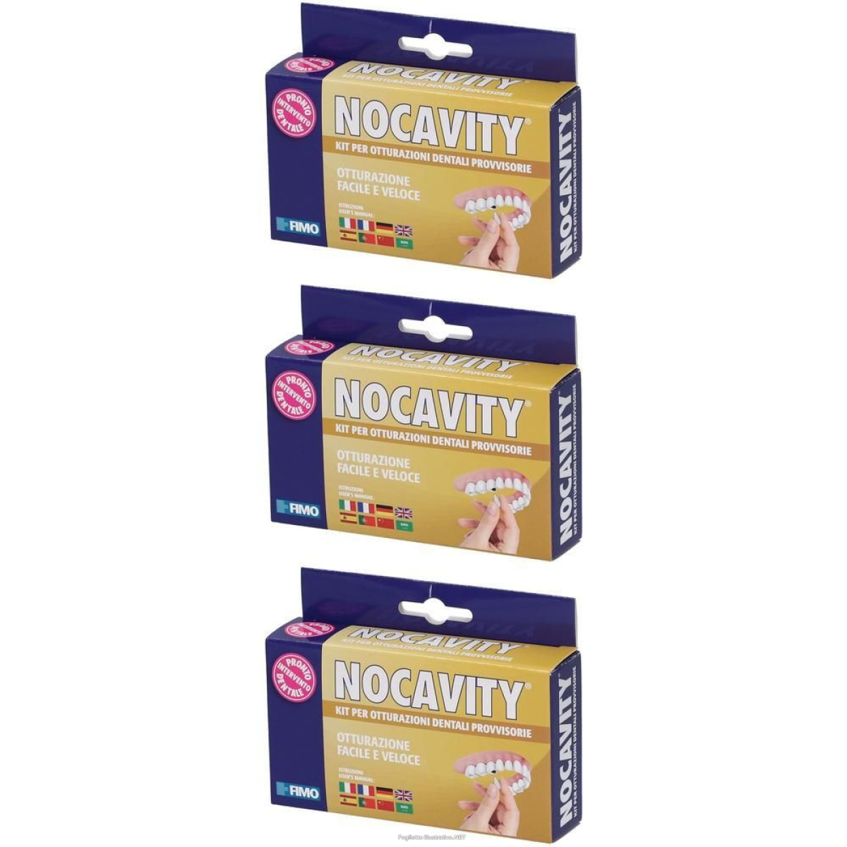 Cerca Offerte di nocavity® kit per otturazioni dentali provvisorie 3x1 st e acquista online