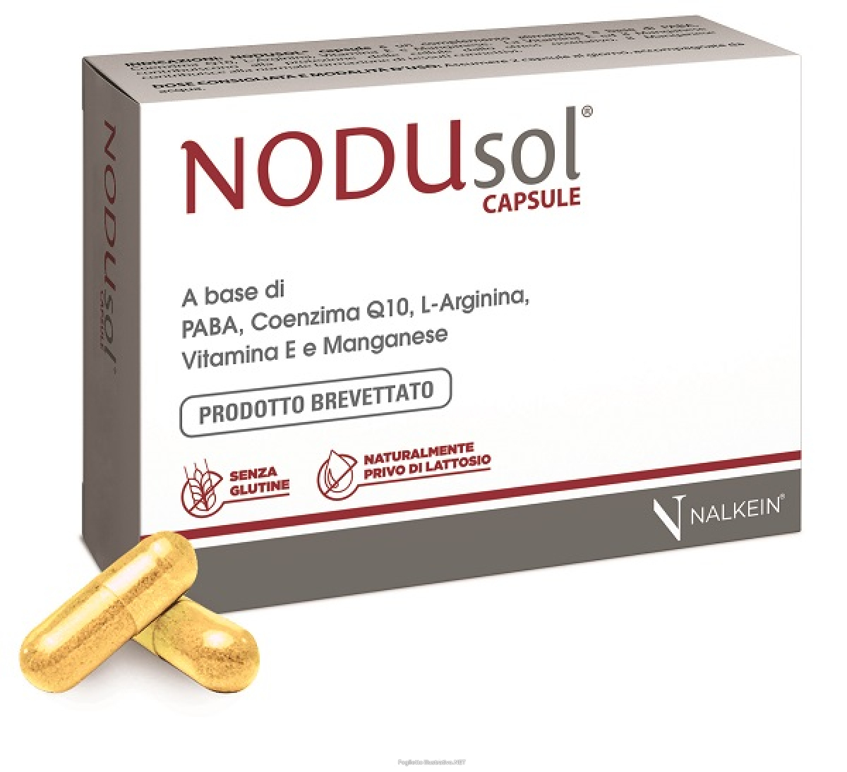Cerca Offerte di nodusol 30 capsule 610 mg prodotto brevettato senza glutine naturalmente privo di lattosio e acquista online