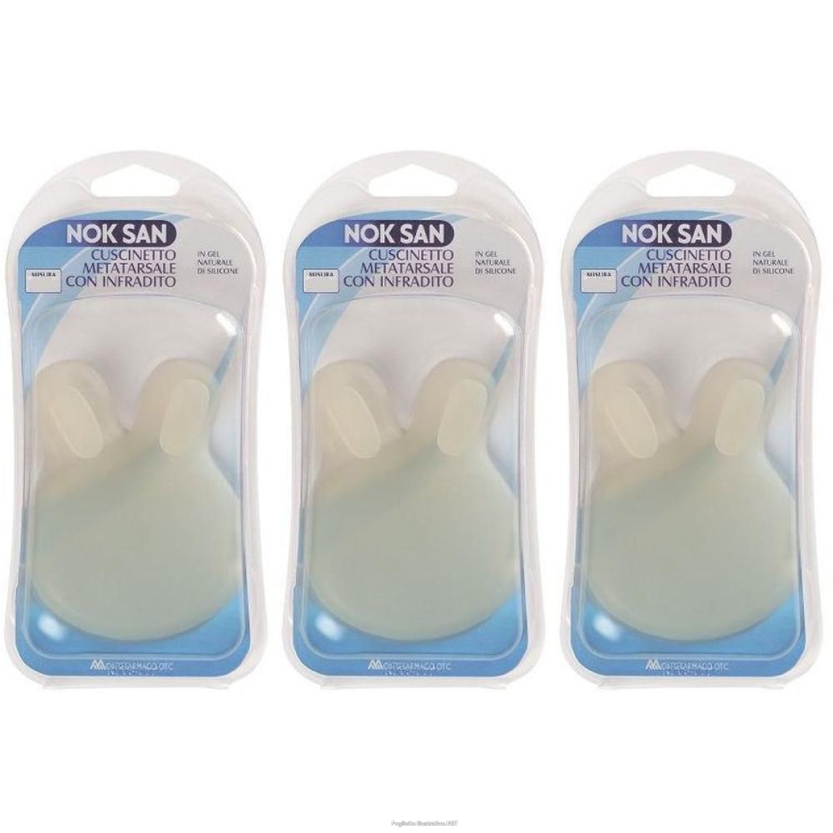 Cerca Offerte di nok san gel cuscinetto metatarsale con infradito s/m 3x1 pc e acquista online