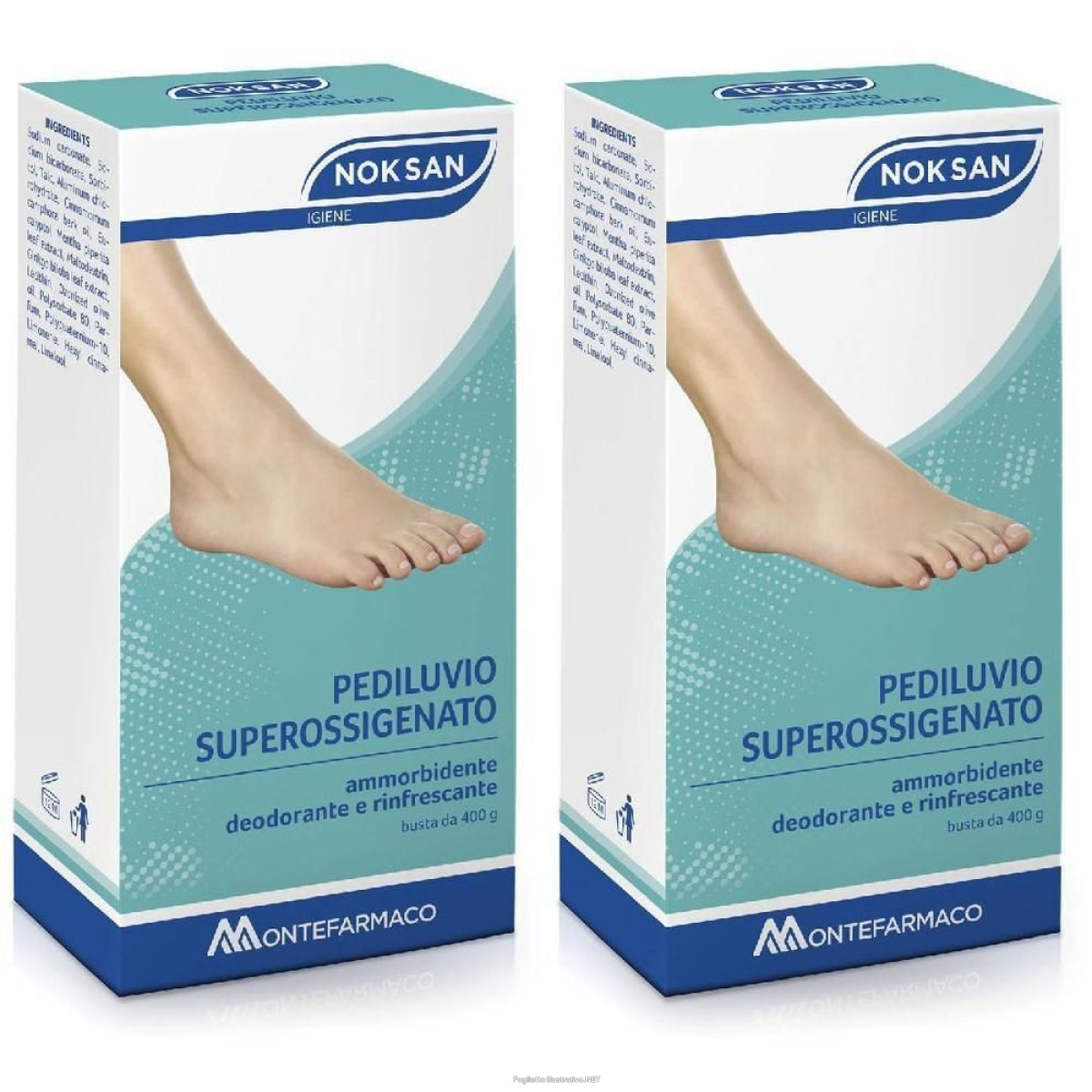 Cerca Offerte di nok san igiene pediluvio superossigenato 2x400 g e acquista online