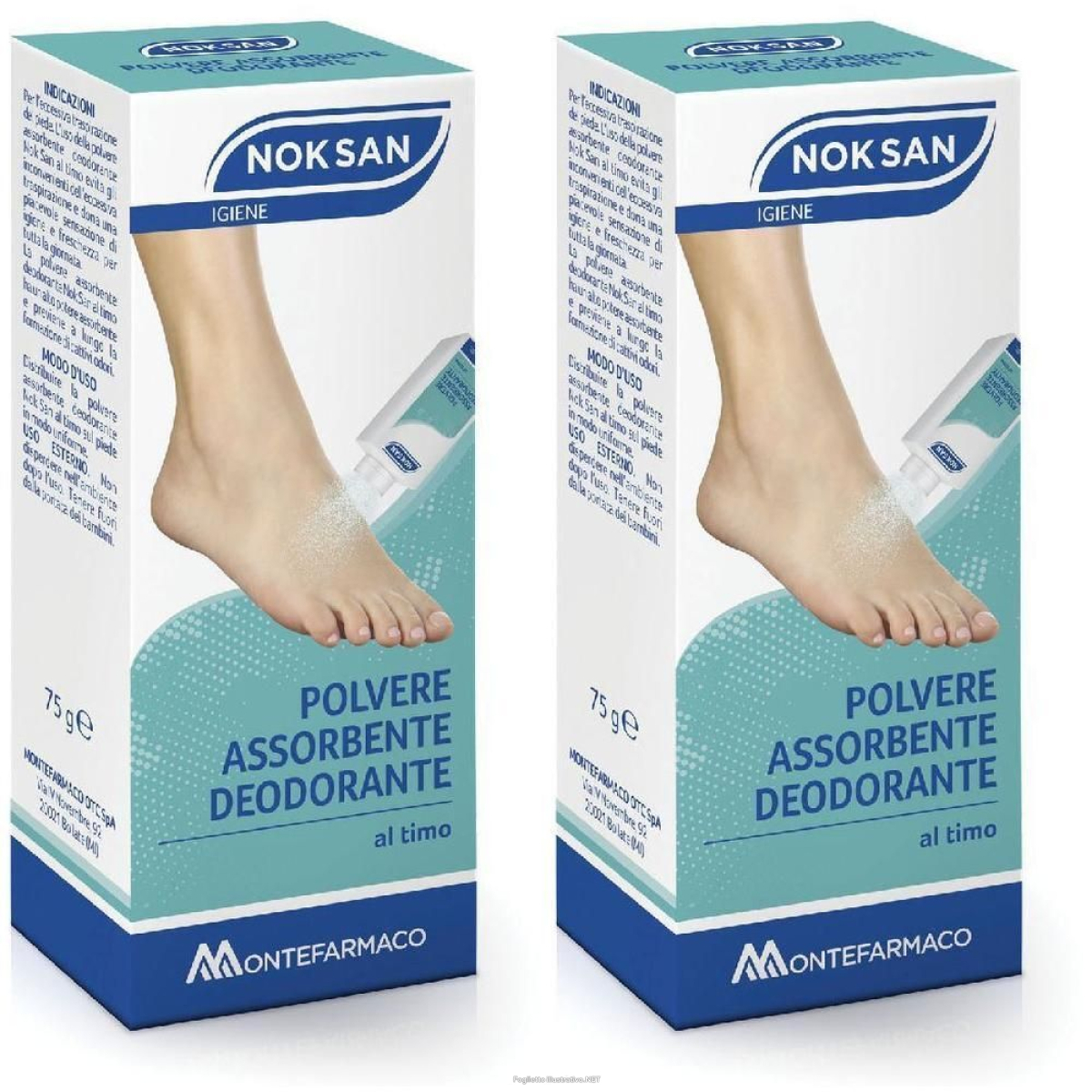 Cerca Offerte di nok san polvere assorbente deodorante 2x75 g e acquista online