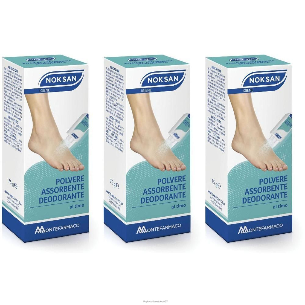 Cerca Offerte di nok san polvere assorbente deodorante 3x75 g e acquista online