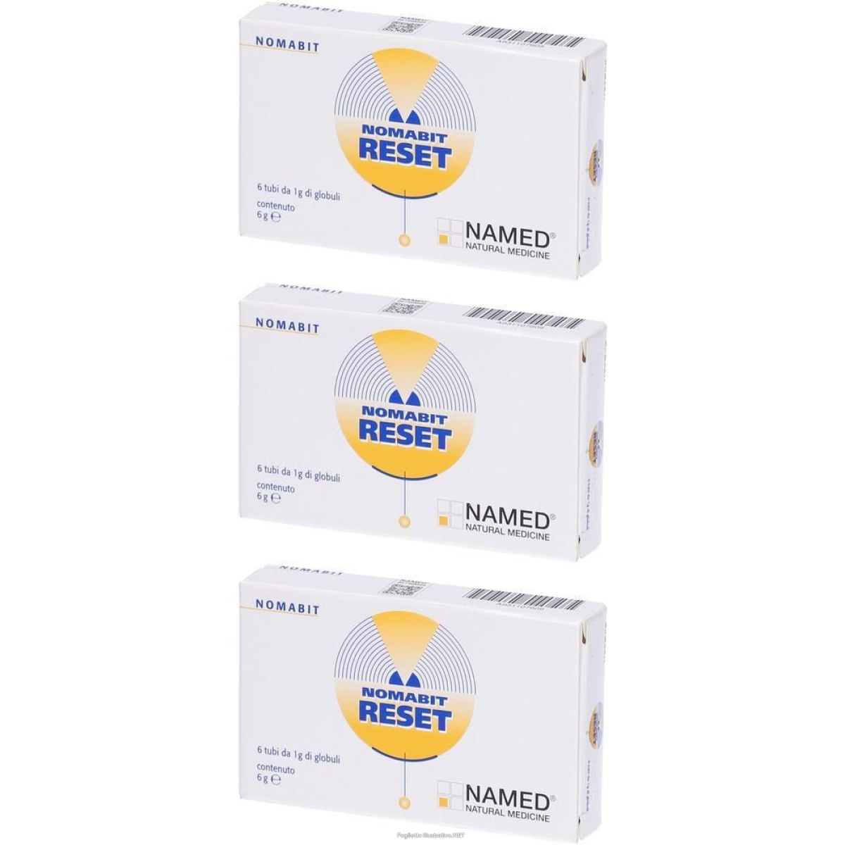 Cerca Offerte di nomabit reset 6 dosi g 3x6 g globuli e acquista online