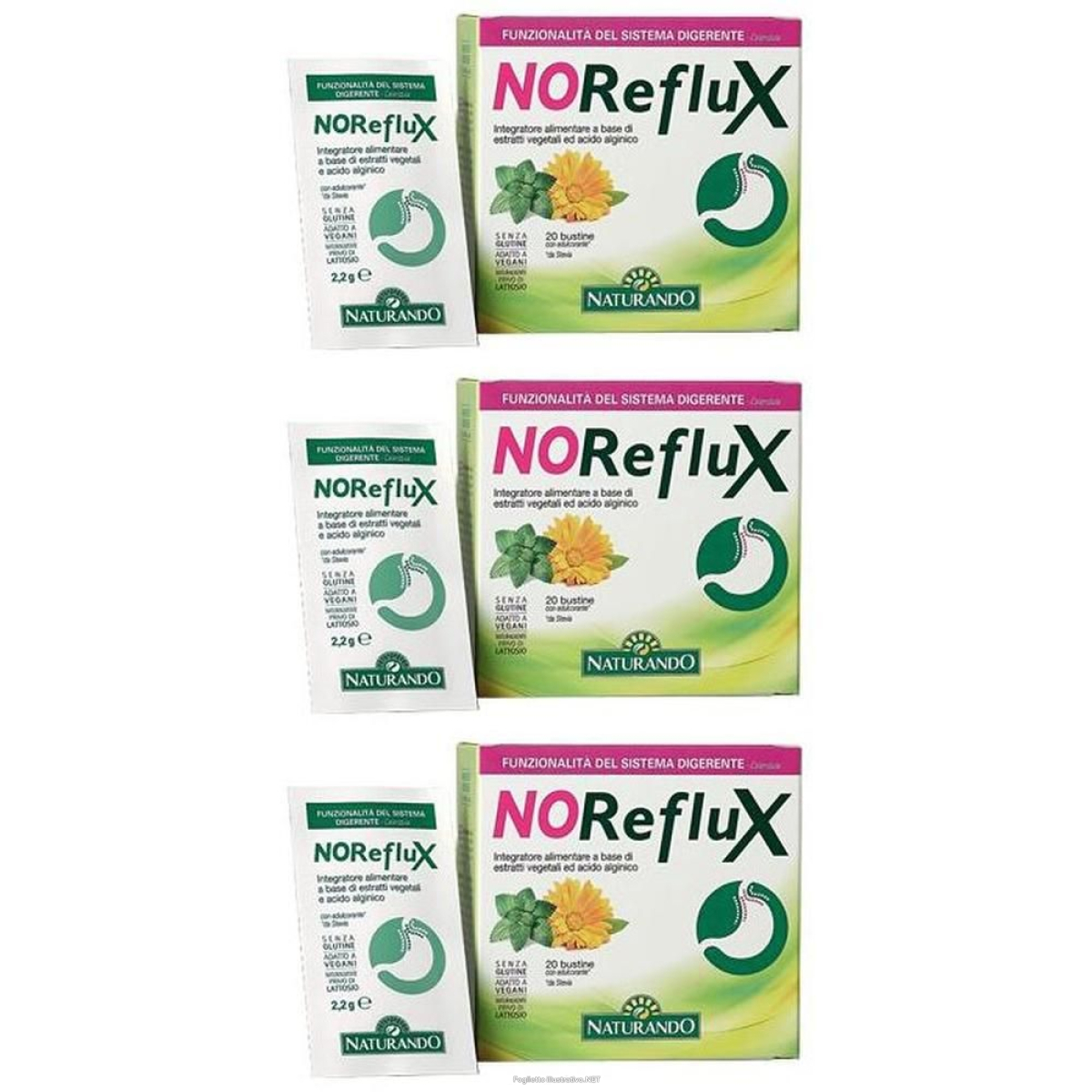 Cerca Offerte di noreflux 20 bustine 3x20 pz bustina e acquista online