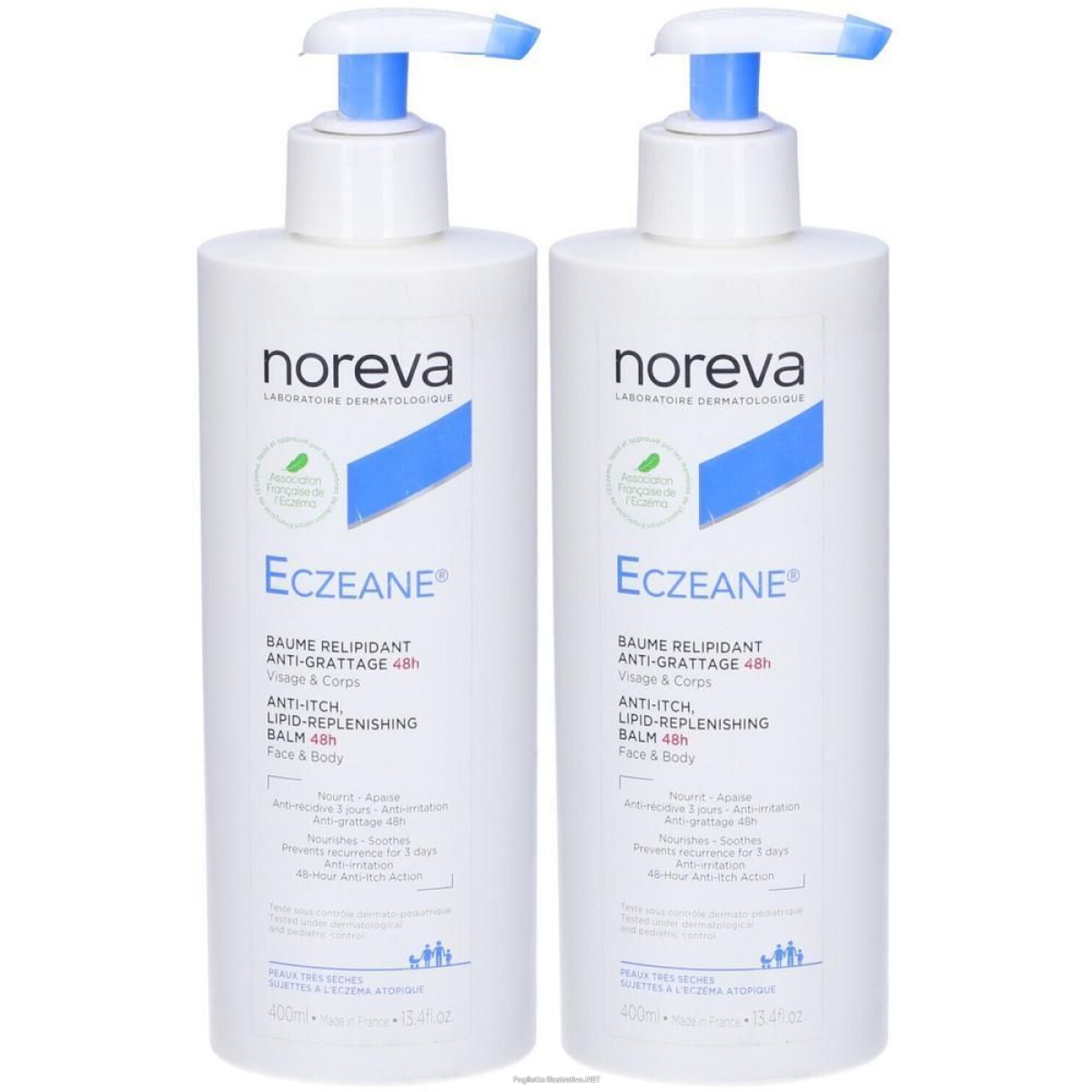 Cerca Offerte di noreva eczeane® balsamo relipidante anti-prurito 48h 2x400 ml e acquista online