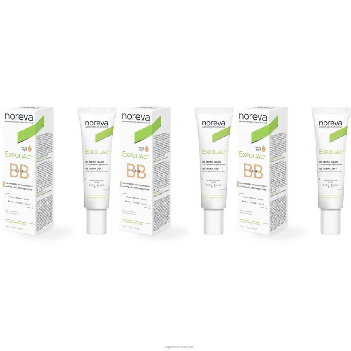 Cerca Offerte di noreva exfoliac® bb crema colorata chiara 3x30 ml e acquista online