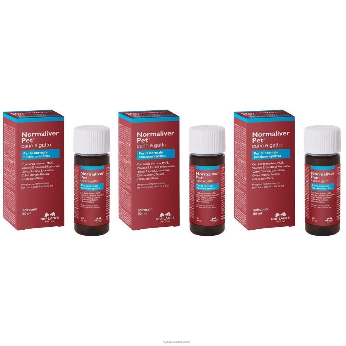 Cerca Offerte di normaliver pet cane gatto 3x50 g mangime e acquista online