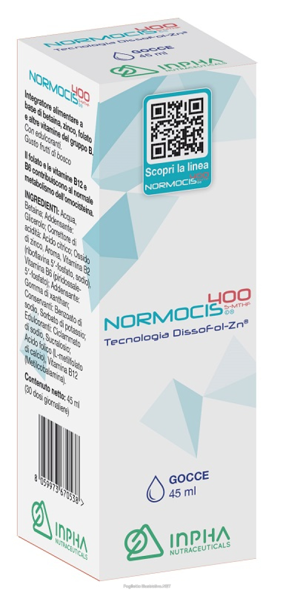 Cerca Offerte di normocis 400 integratore per il metabolismo dell’omocisteina gocce orali 45ml e acquista online