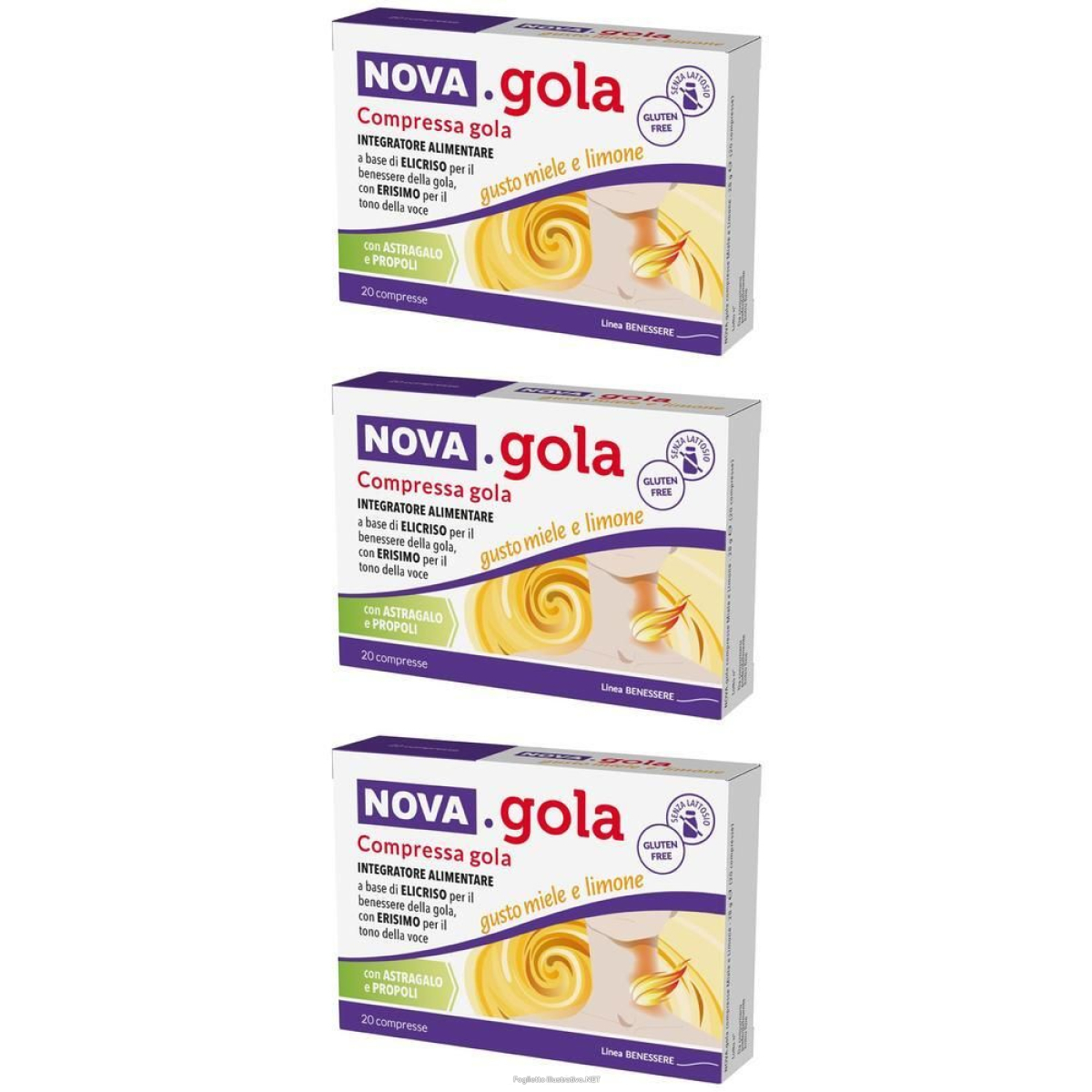 Cerca Offerte di nova.gola miele/limone compresse 3x28 g compresse e acquista online