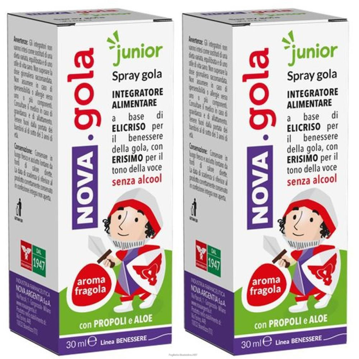 Cerca Offerte di nova.gola spray junior fragola 2x30 ml orale e acquista online