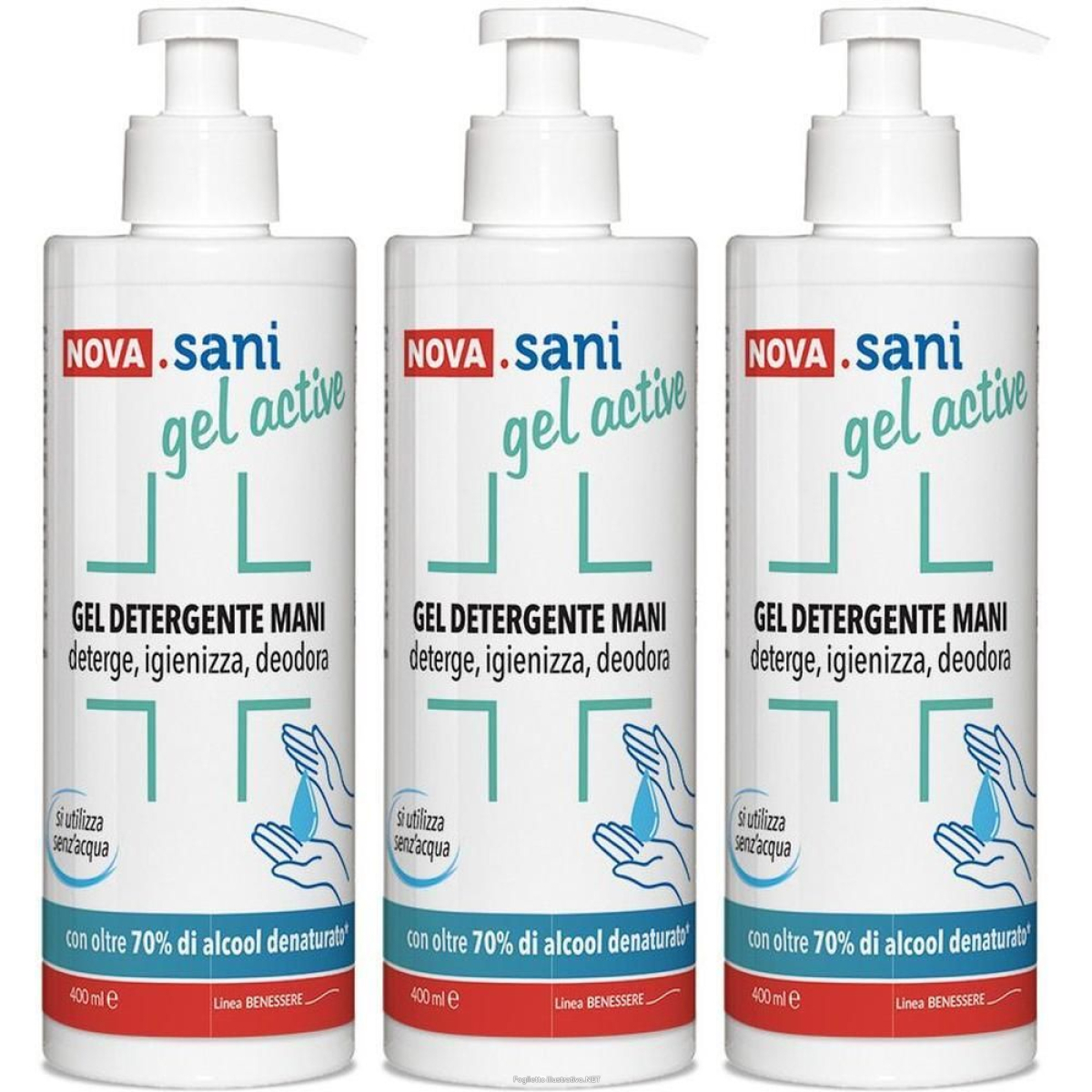 Cerca Offerte di nova.sani gel active mani 400 ml e acquista online