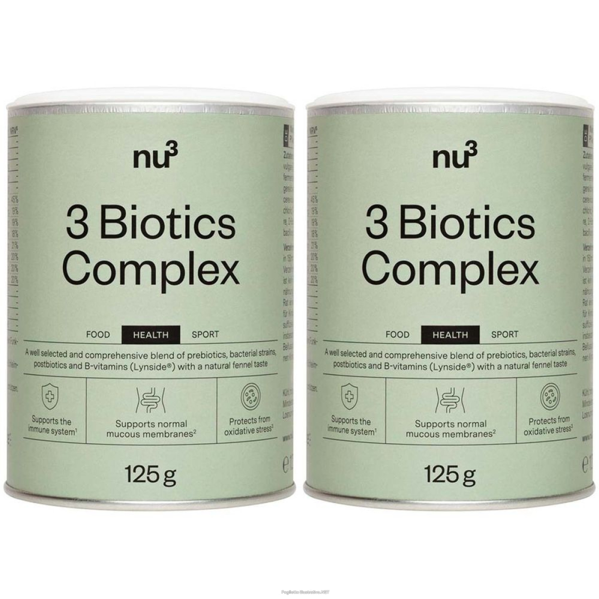 Cerca Offerte di nu3 3 biotics complex set da 2 2x125 g polvere e acquista online