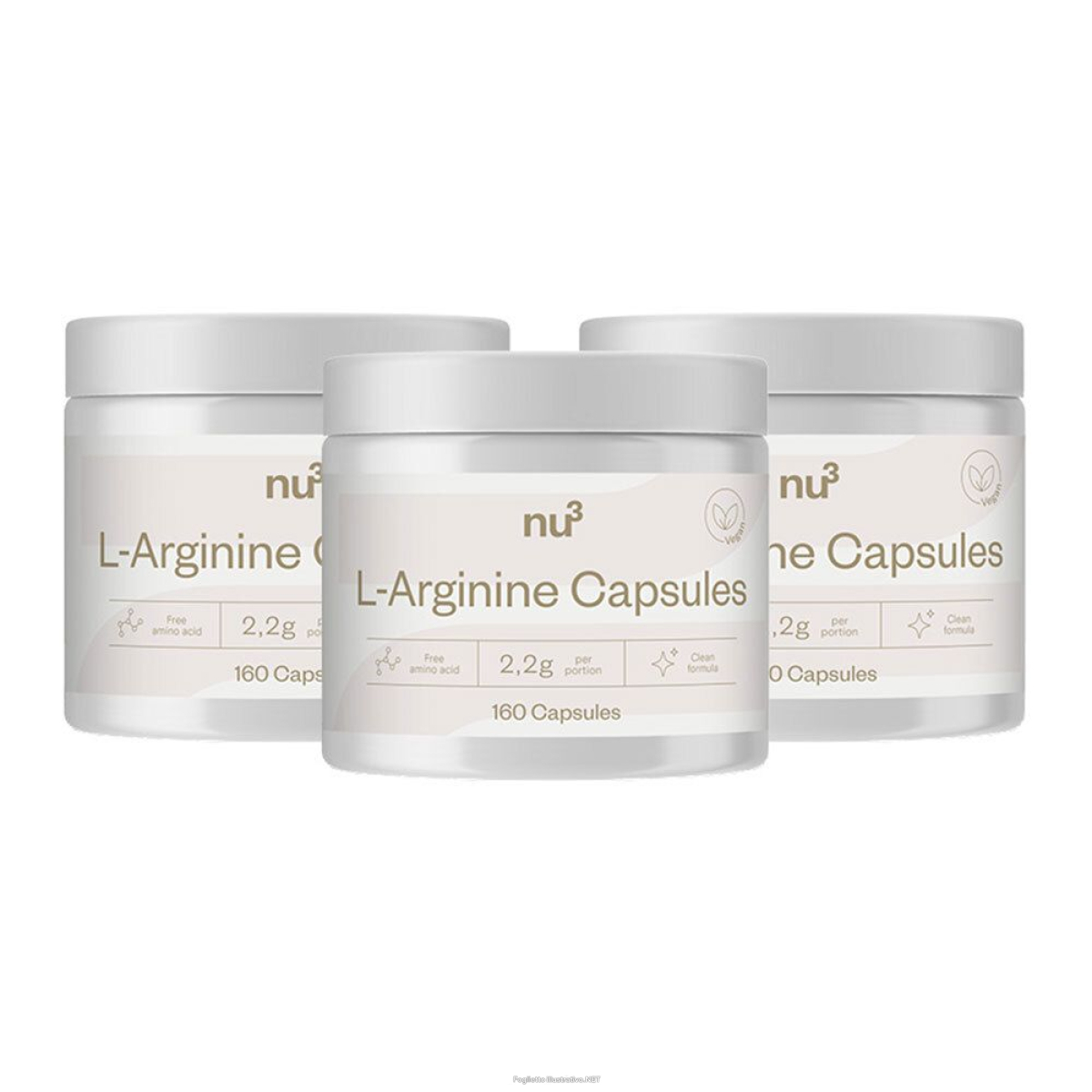 Cerca Offerte di nu3 arginina set da 3 3x160 pz capsule e acquista online