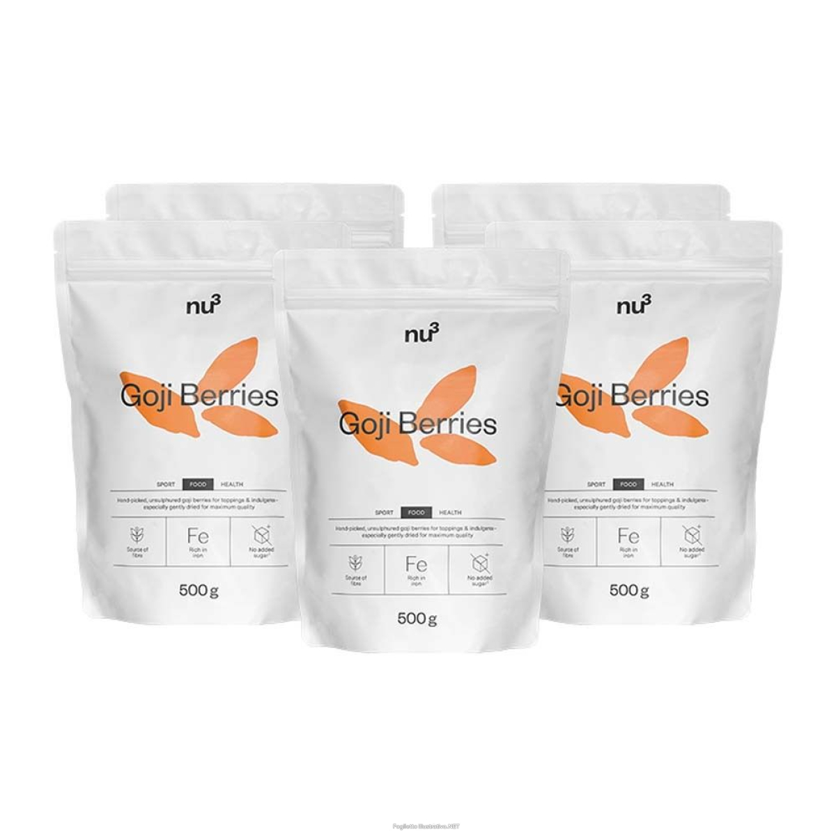 Cerca Offerte di nu3 bacche di goji set da 5 5x500 g frutta e acquista online