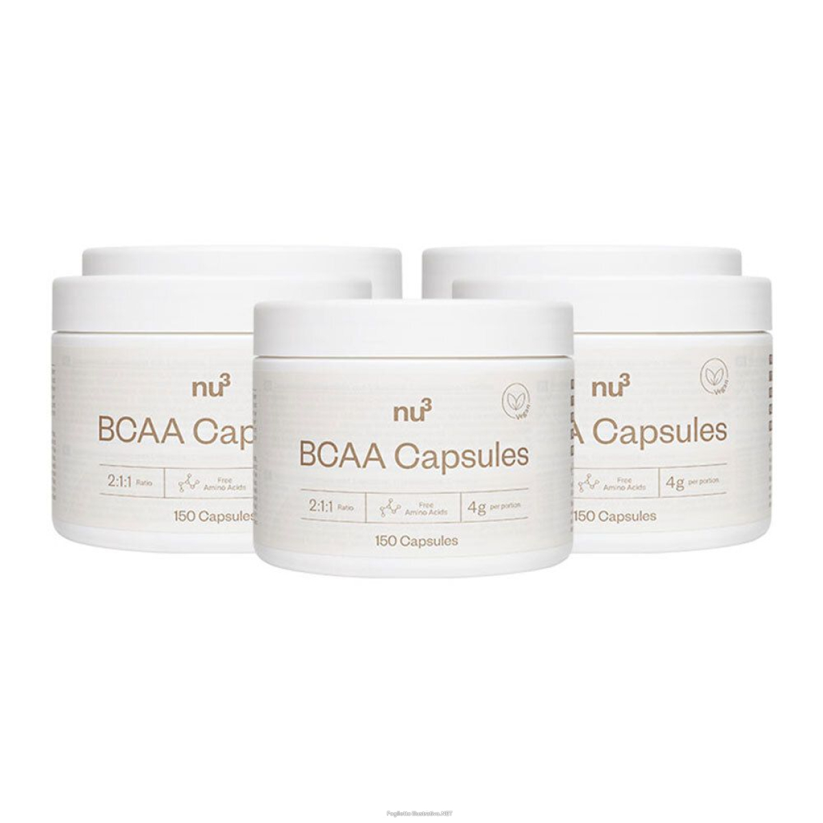 Cerca Offerte di nu3 bcaa capsule set da 5 5x150 pz e acquista online