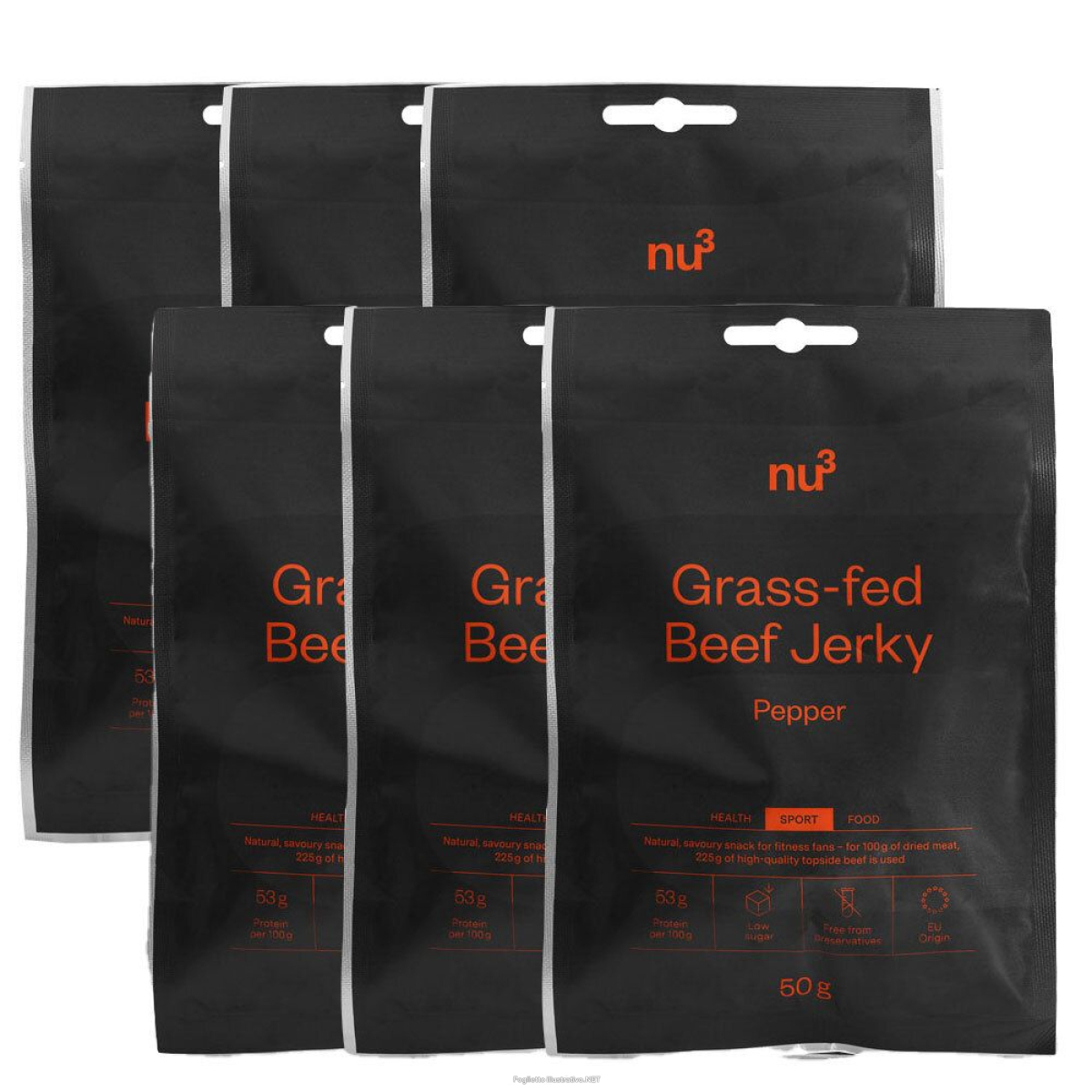 Cerca Offerte di nu3 beef jerky pepe set da 6 6x50 g altro e acquista online