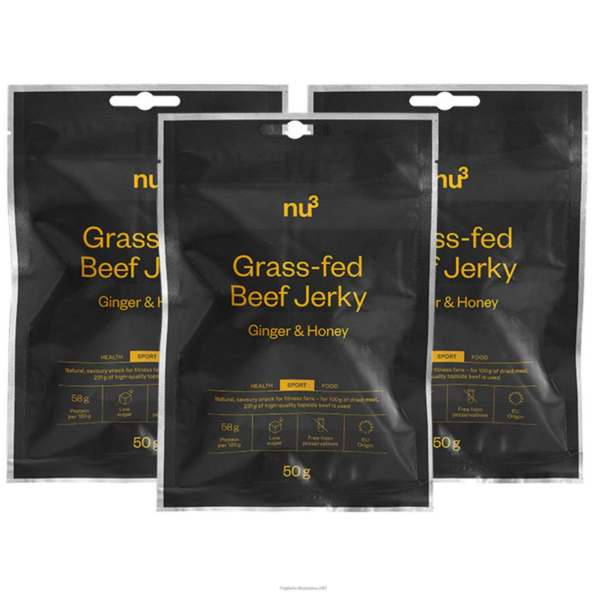 Cerca Offerte di nu3 beef jerky, zenzero e miele set da 3 3x50 g altro e acquista online