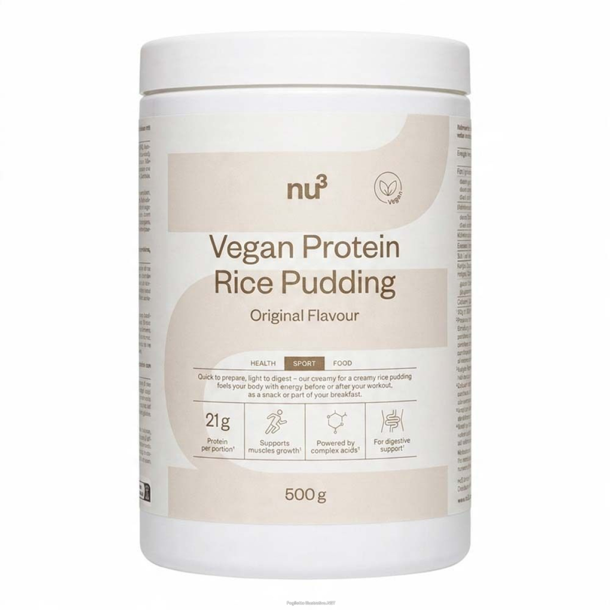 Cerca Offerte di nu3 budino di riso proteico vegano 500 g polvere e acquista online