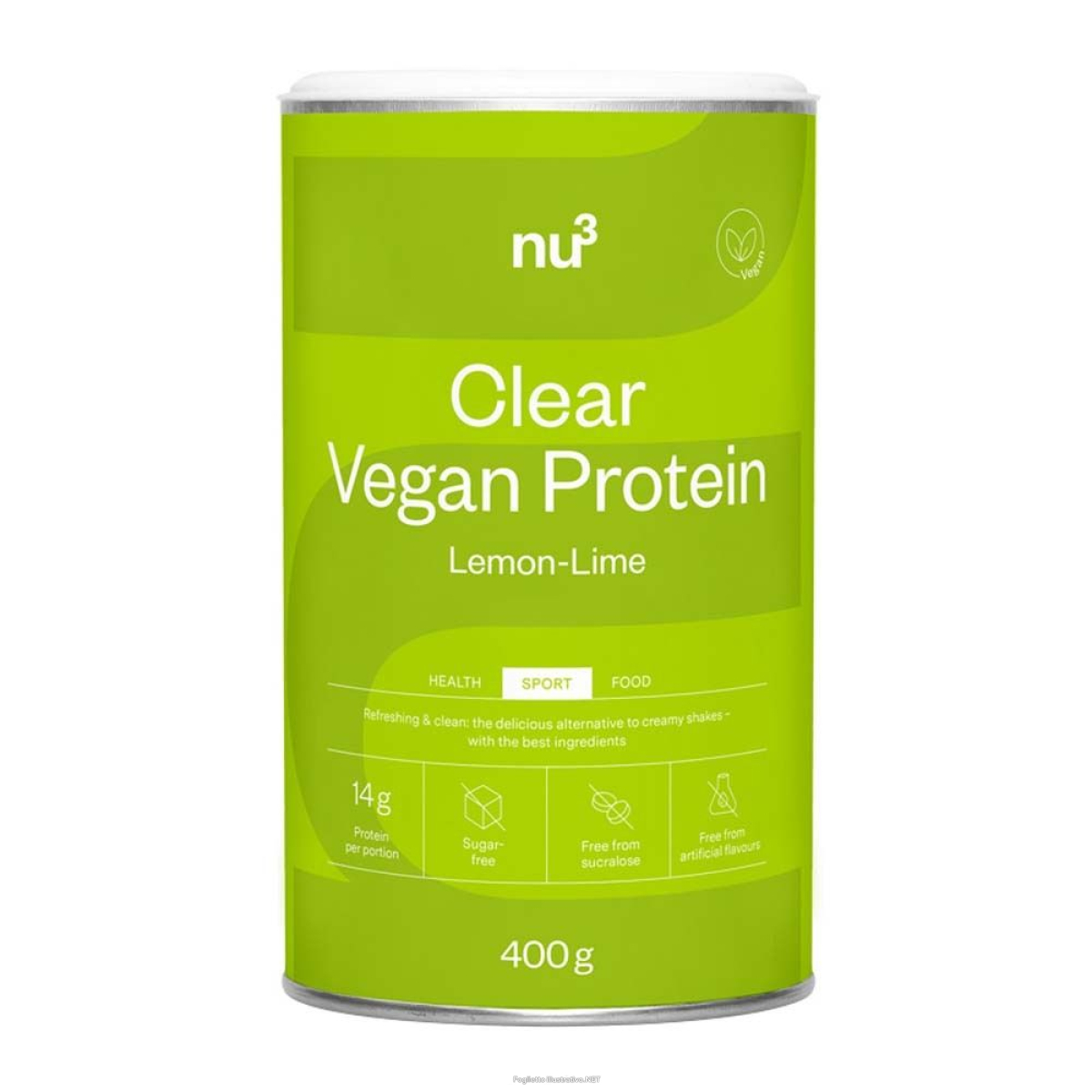 Cerca Offerte di nu3 clear vegan protein lemon-lime 400 g polvere e acquista online