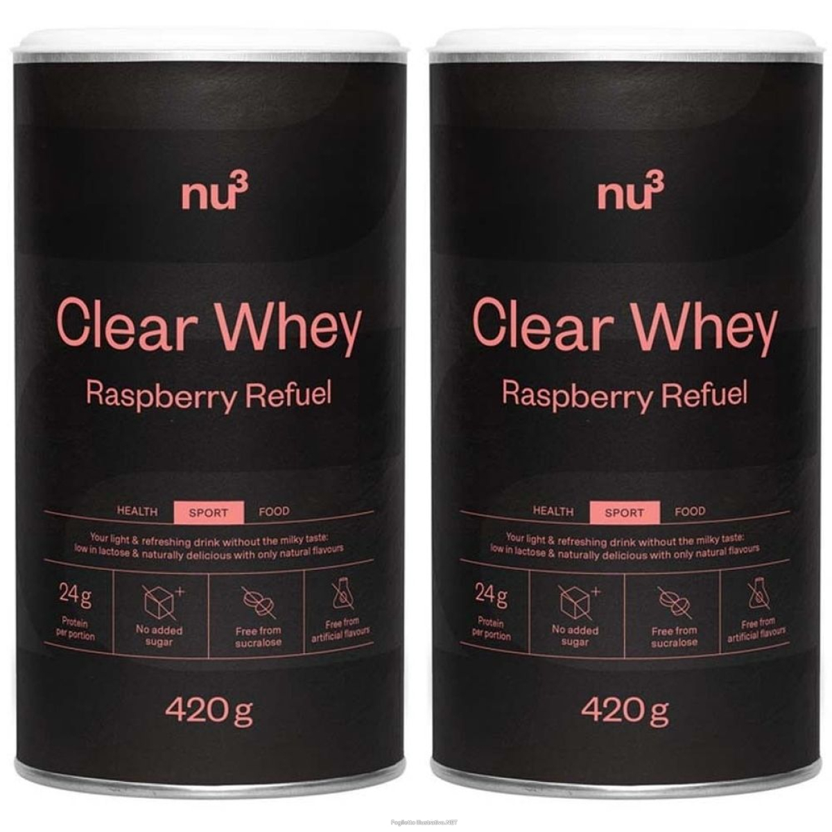 Cerca Offerte di nu3 clear whey raspberry refuel set da 2 2x420 g polvere e acquista online