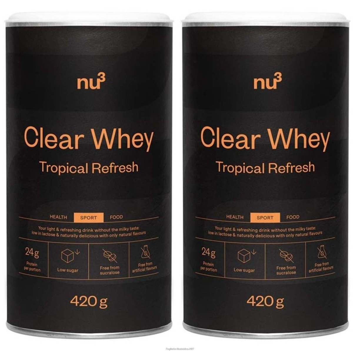 Cerca Offerte di nu3 clear whey tropical refresh set da 2 2x420 g polvere e acquista online