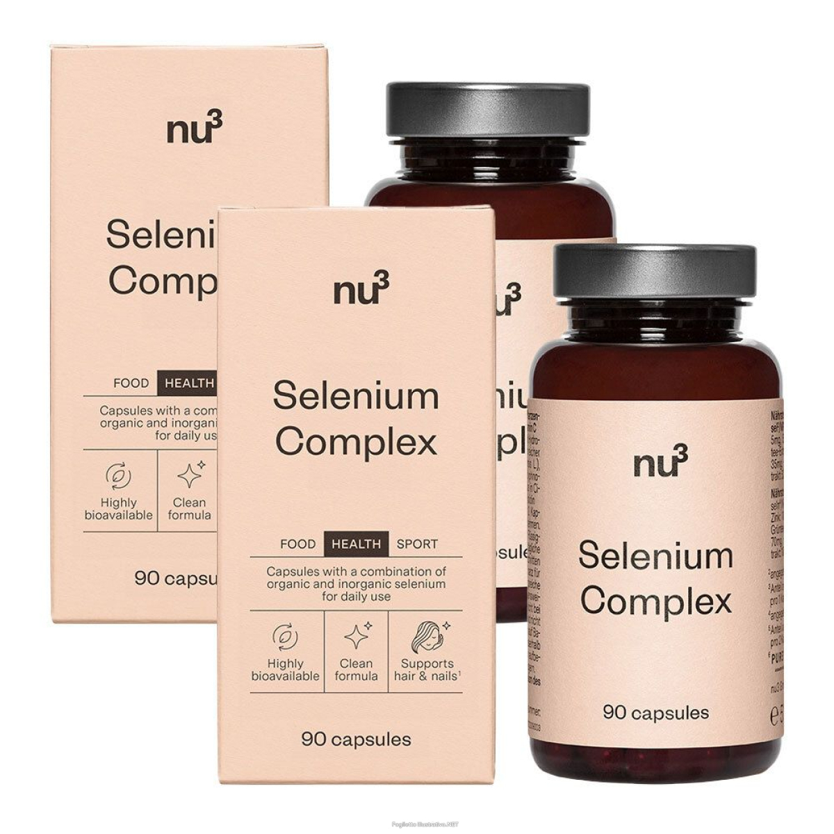 Cerca Offerte di nu3 complesso di selenio set da 2 2x90 pz capsule e acquista online
