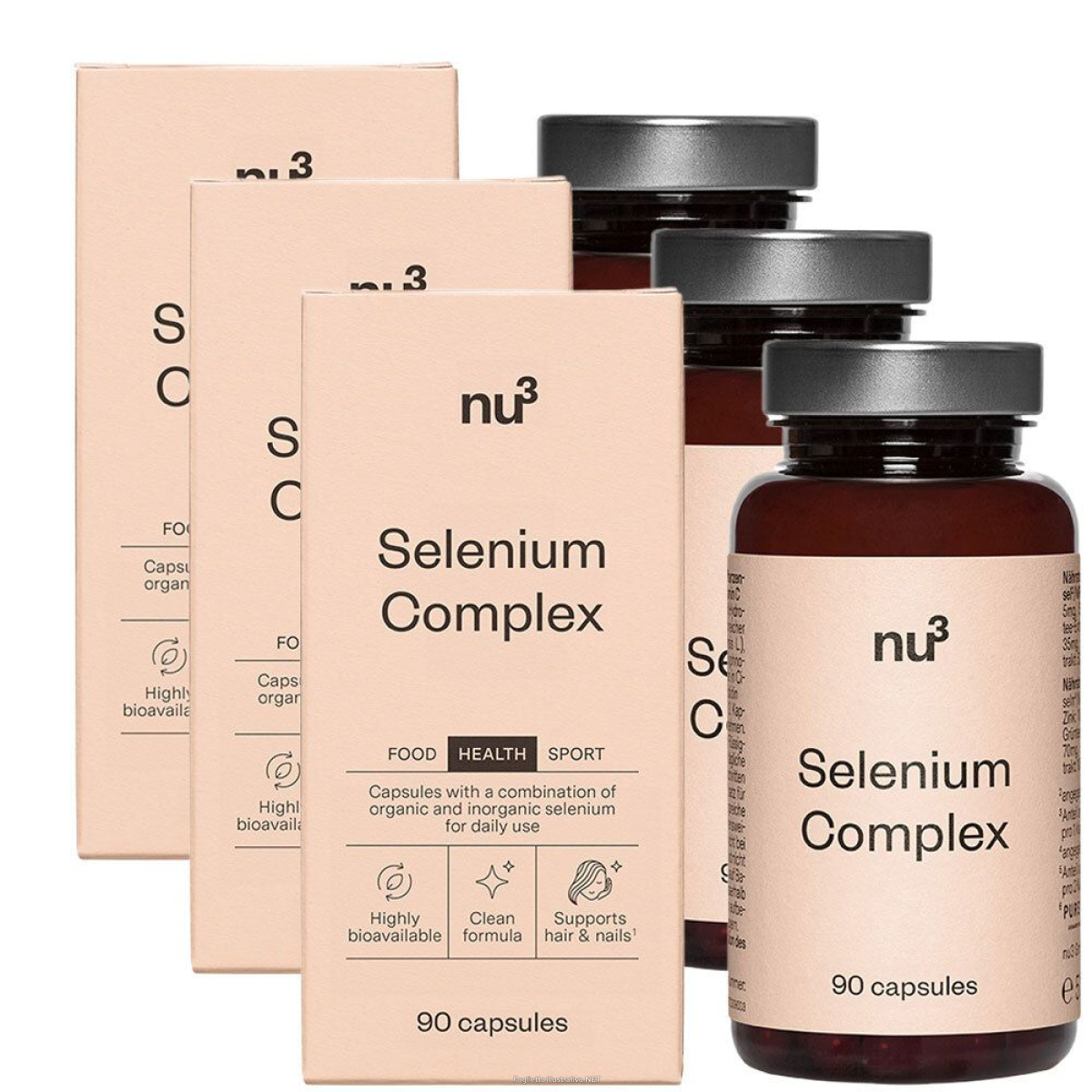 Cerca Offerte di nu3 complesso di selenio set da 3 3x90 pz capsule e acquista online