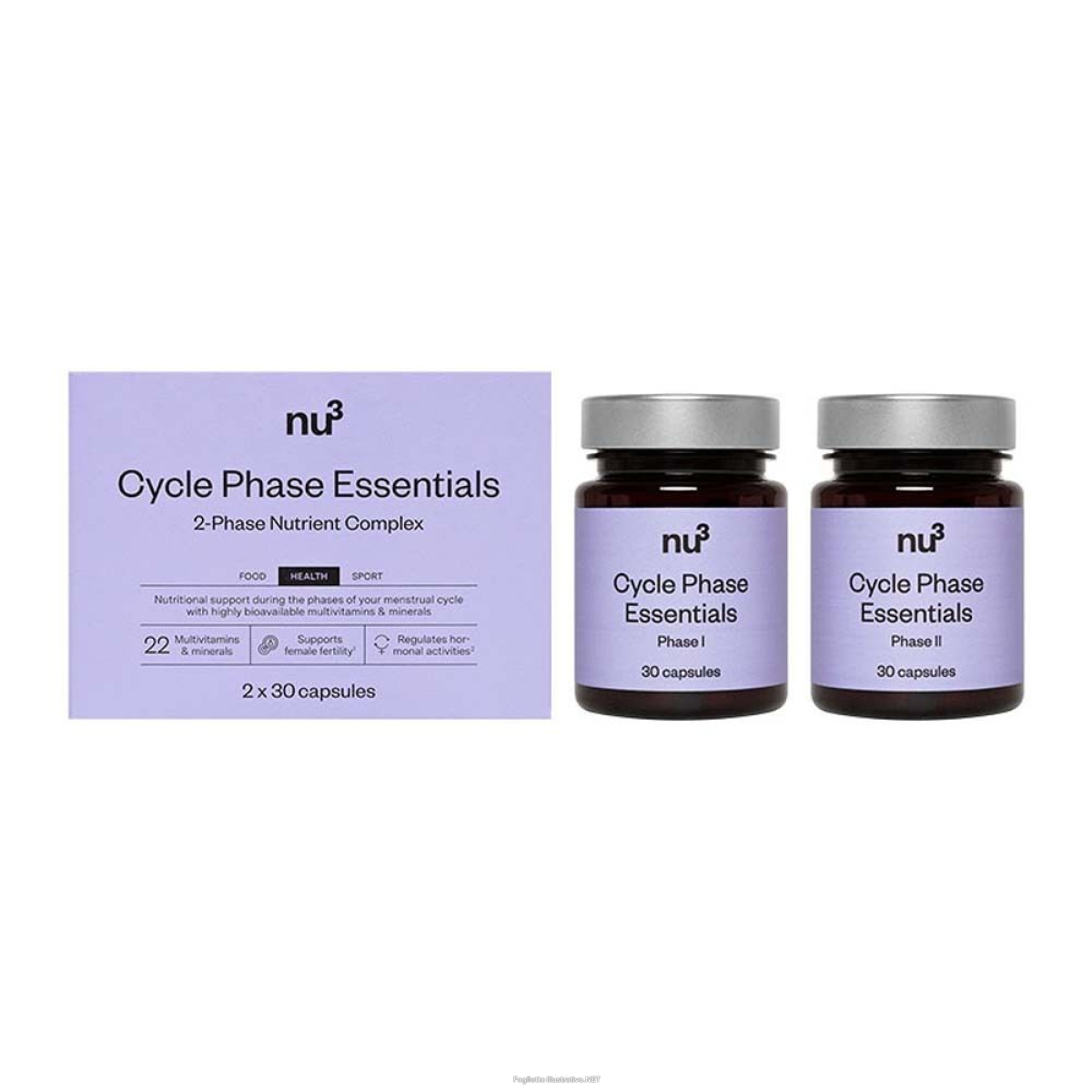 Cerca Offerte di nu3 cycle phase essentials per sostenere il ciclo mestruale 2x30 pz ca e acquista online
