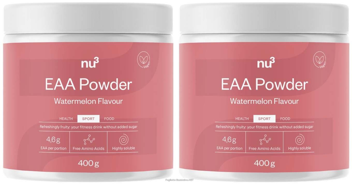 Cerca Offerte di nu3 eaa in polvere anguria set da 2 2x400 g polvere e acquista online