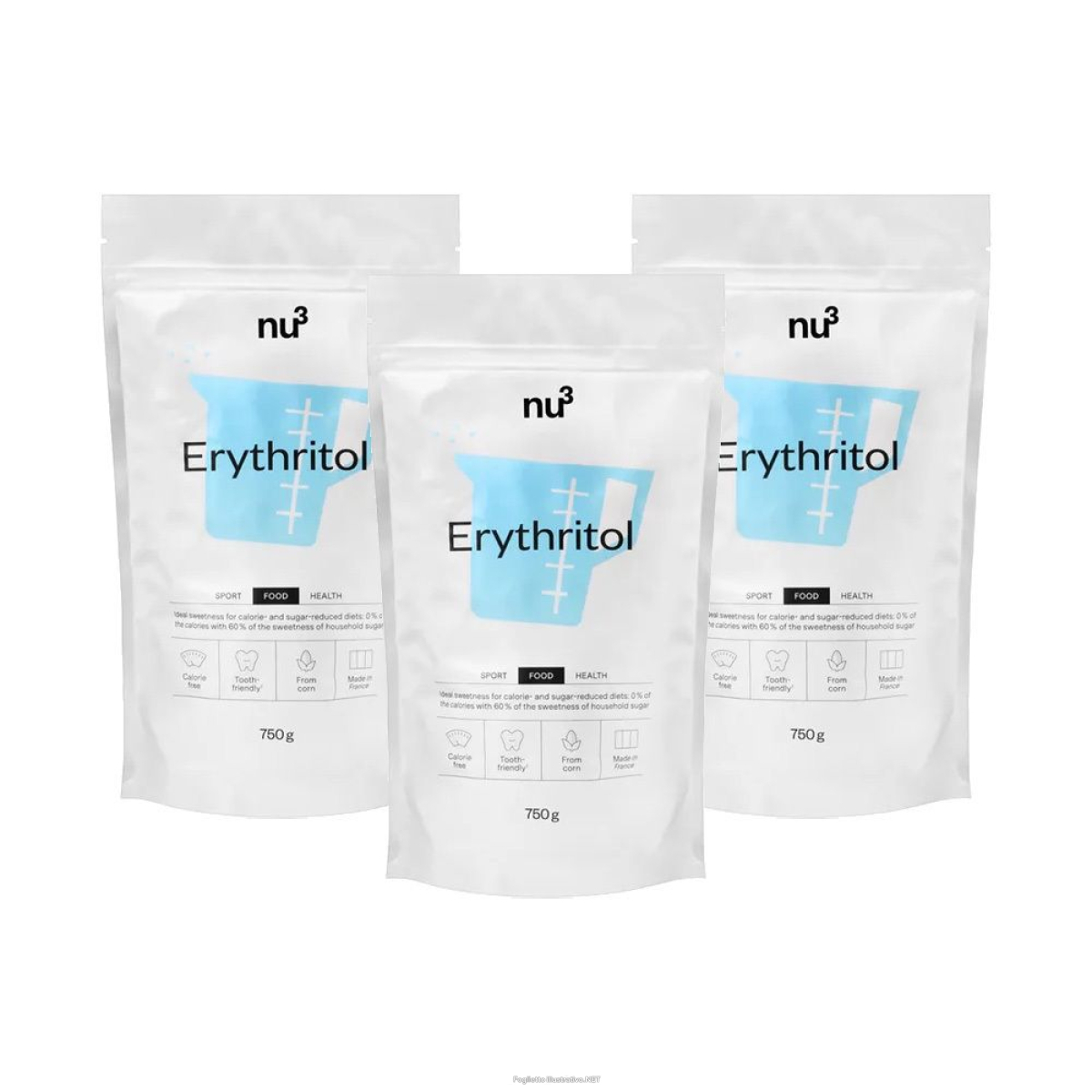 Cerca Offerte di nu3 eritritolo 3x750 g polvere e acquista online