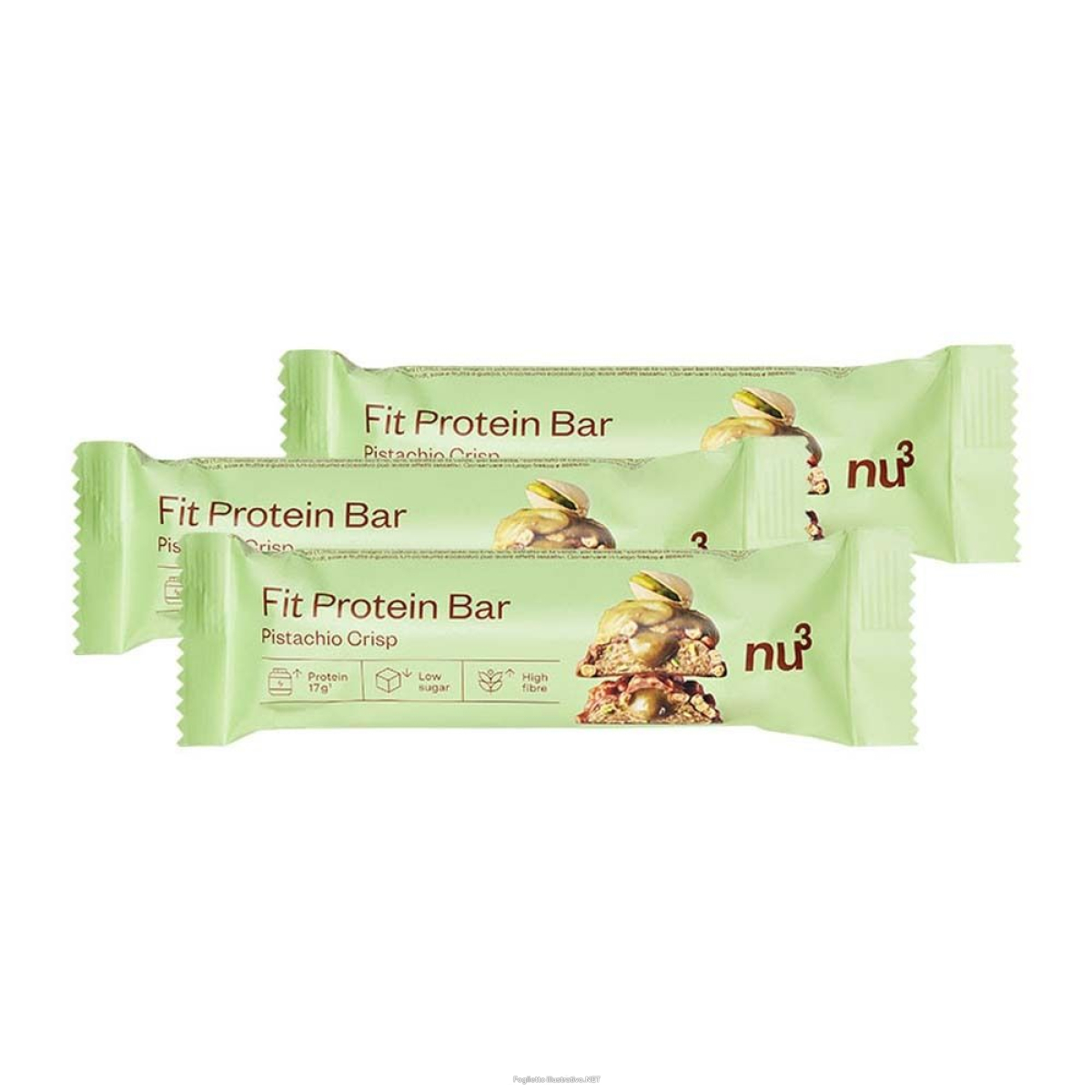 Cerca Offerte di nu3 fit protein bar pistachio crisp set da 3 3x55 g barretta e acquista online