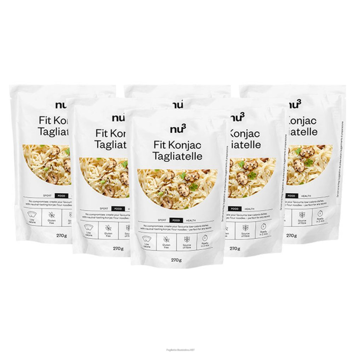 Cerca Offerte di nu3 fit tagliatelle di konjac 6x270 g pasta e acquista online