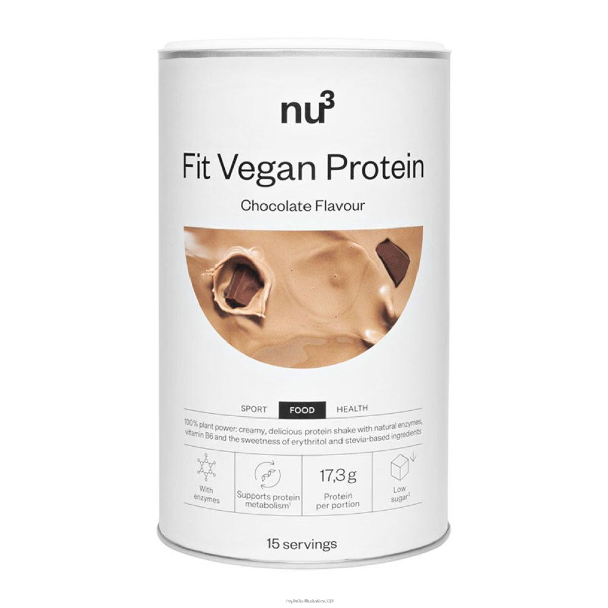 Cerca Offerte di nu3 fit vegan protein 450 g polvere e acquista online