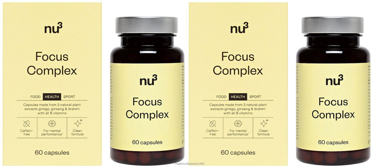 Cerca Offerte di nu3 focus complex set da 2 2x60 pz capsule e acquista online