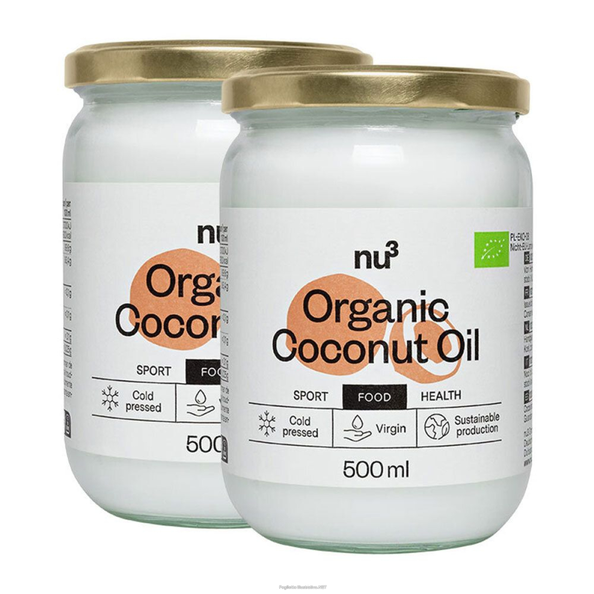 Cerca Offerte di nu3 olio di cocco bio set da 2 2x500 ml e acquista online