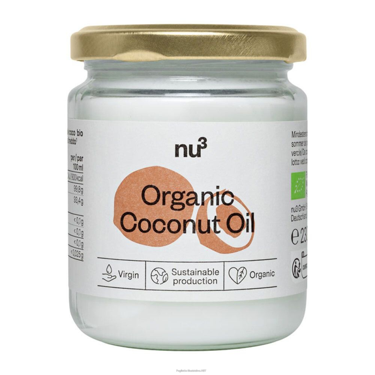 Cerca Offerte di nu3 olio di cocco biologico 230 ml e acquista online
