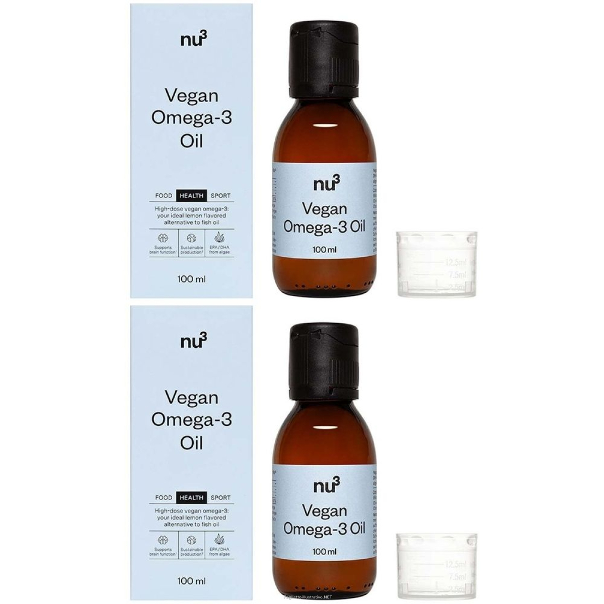 Cerca Offerte di nu3 olio omega-3 vegano set da 2 2x100 ml e acquista online