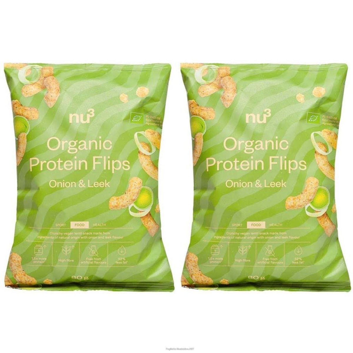 Cerca Offerte di nu3 organic protein chips, cipolla e porro set da 2 2x80 g mangime e acquista online