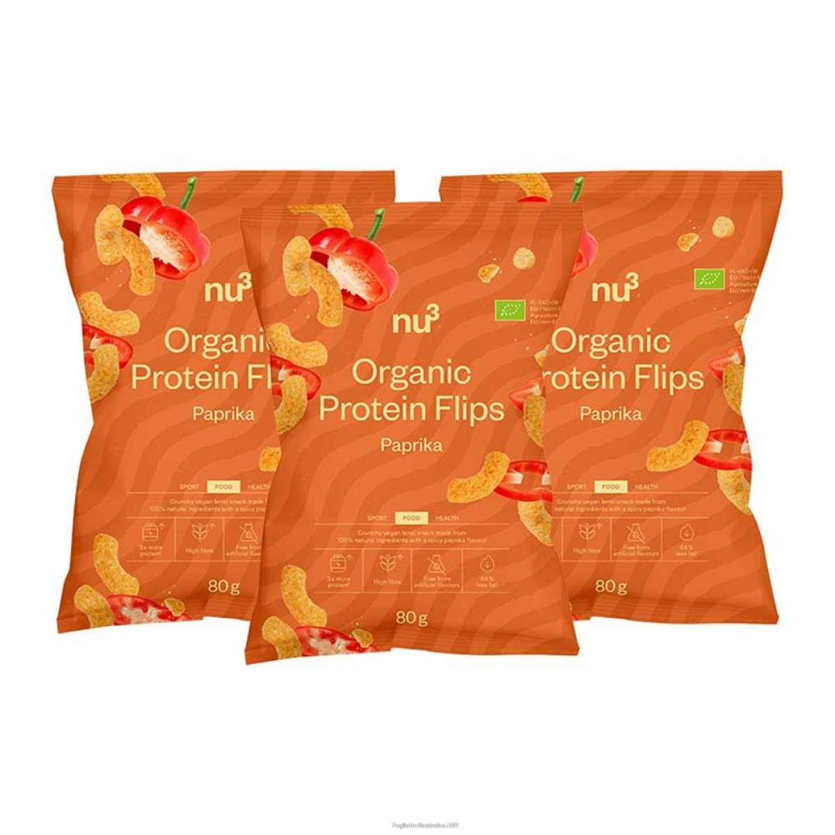 Cerca Offerte di nu3 organic protein chips, paprika set da 3 3x80 g altro e acquista online